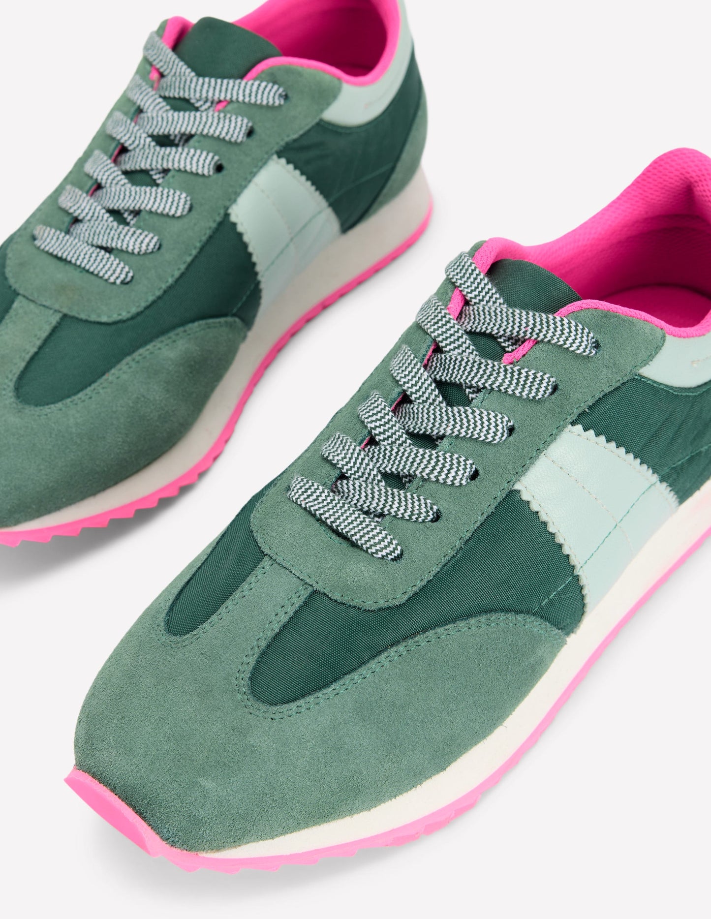 Baskets de running rétro-VERT