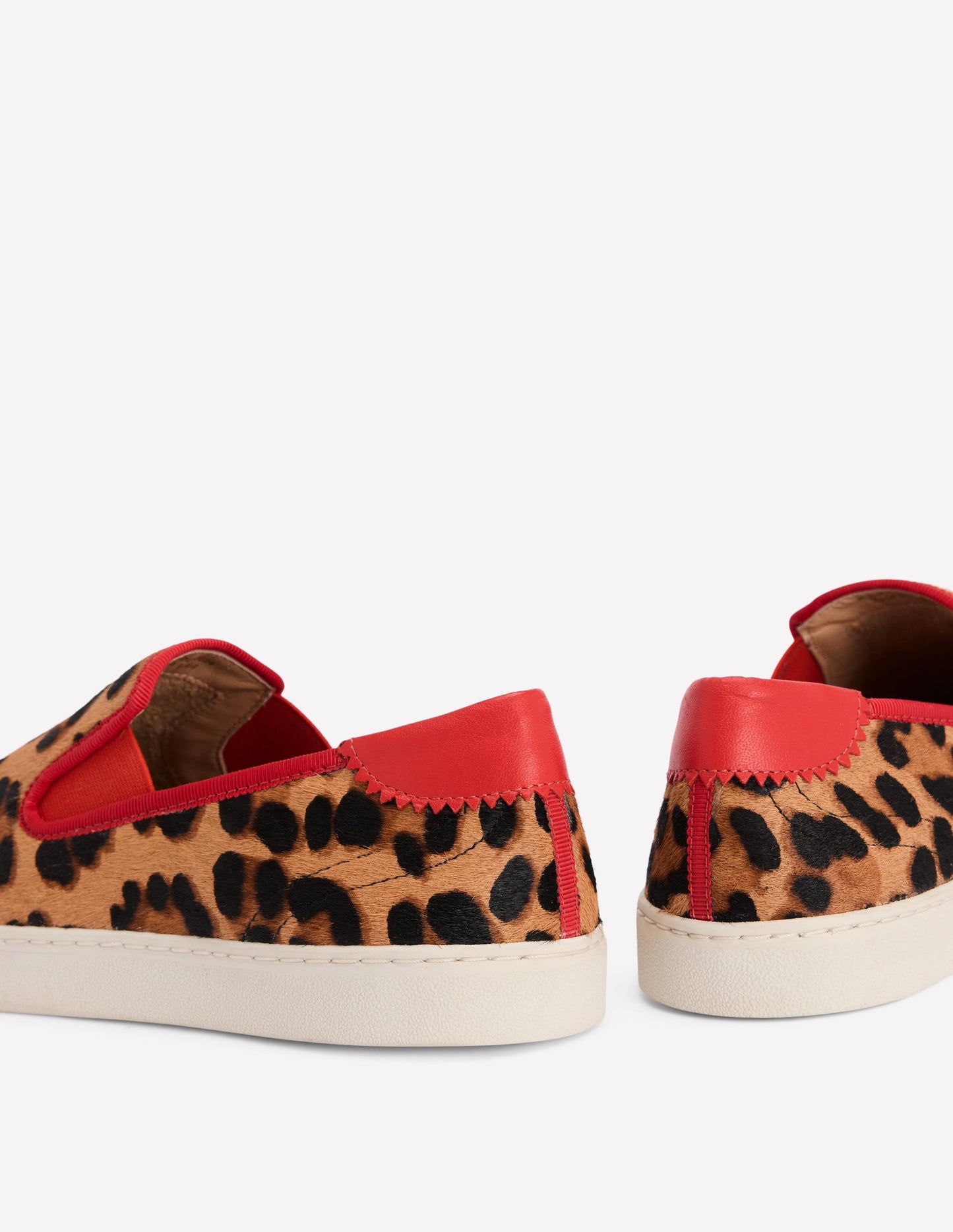 Sneaker zum Hineinschlüpfen-Mohair, Leopardenmuster