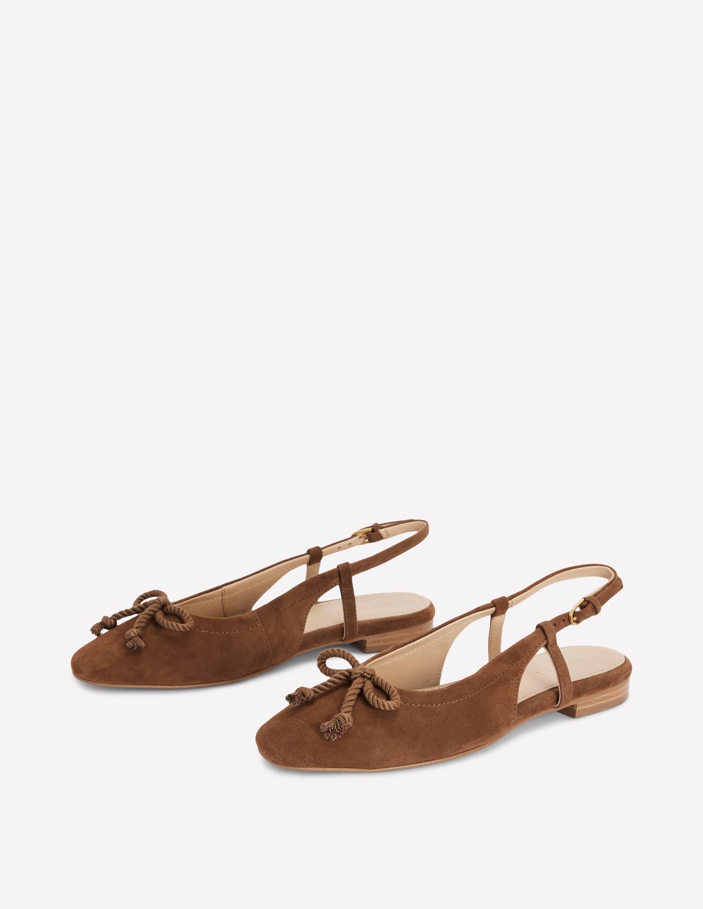 Flache Slingback-Sandalen-Raue Umbra