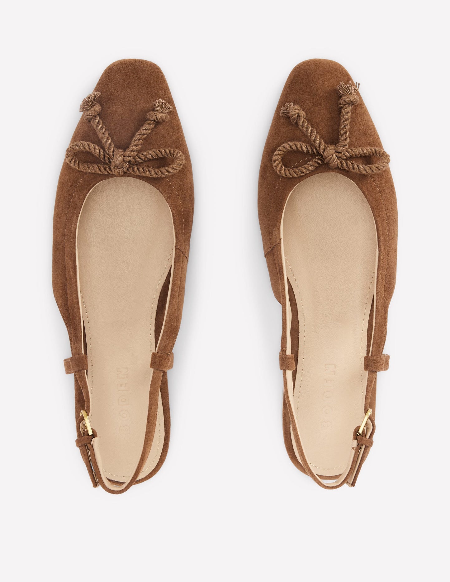 Flache Slingback-Sandalen-Raue Umbra