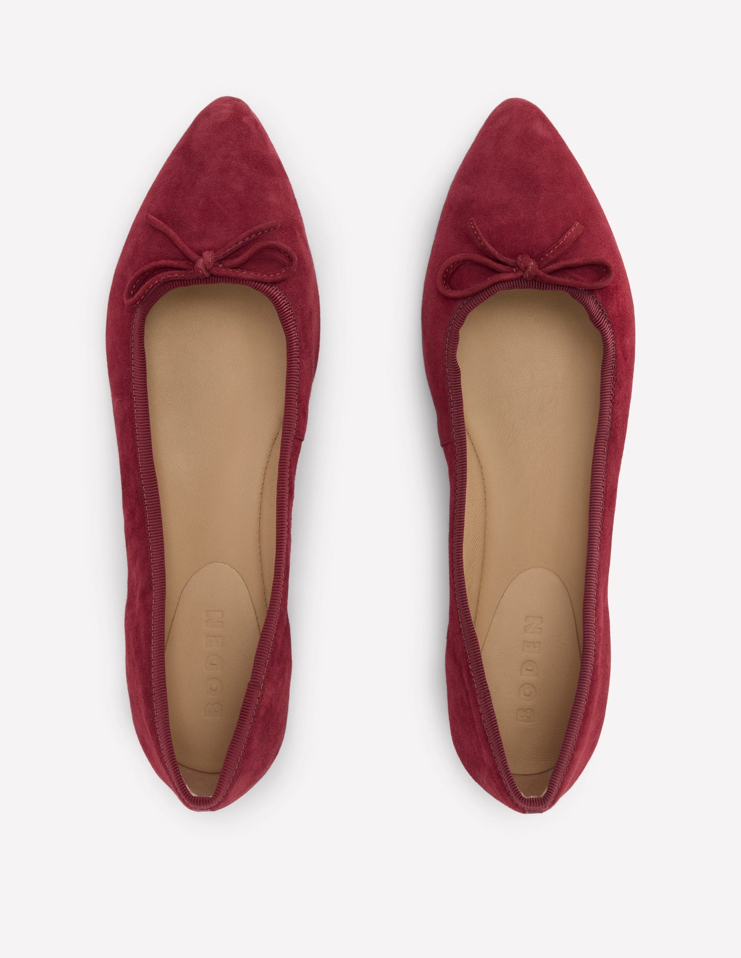 Mary Janes aus dehnbarem Material-Oxblood