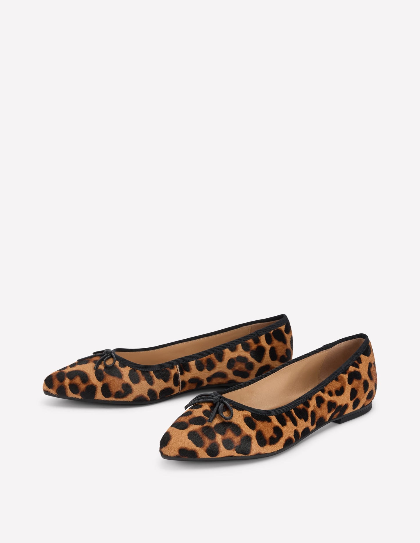Mary Janes aus dehnbarem Material-Klassisches Leopardenmuster