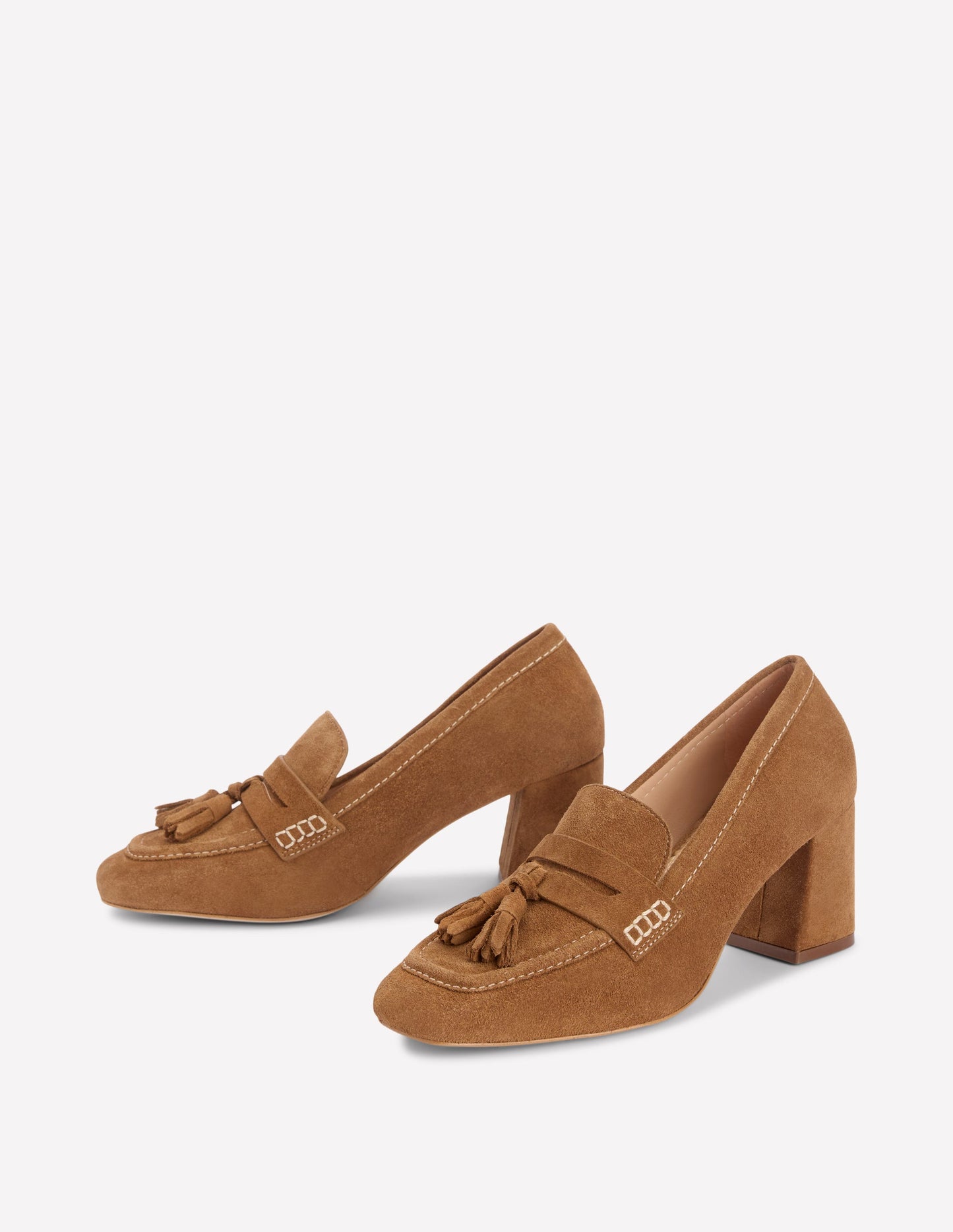 Sol Pennyloafer mit Blockabsatz-Hellbraun