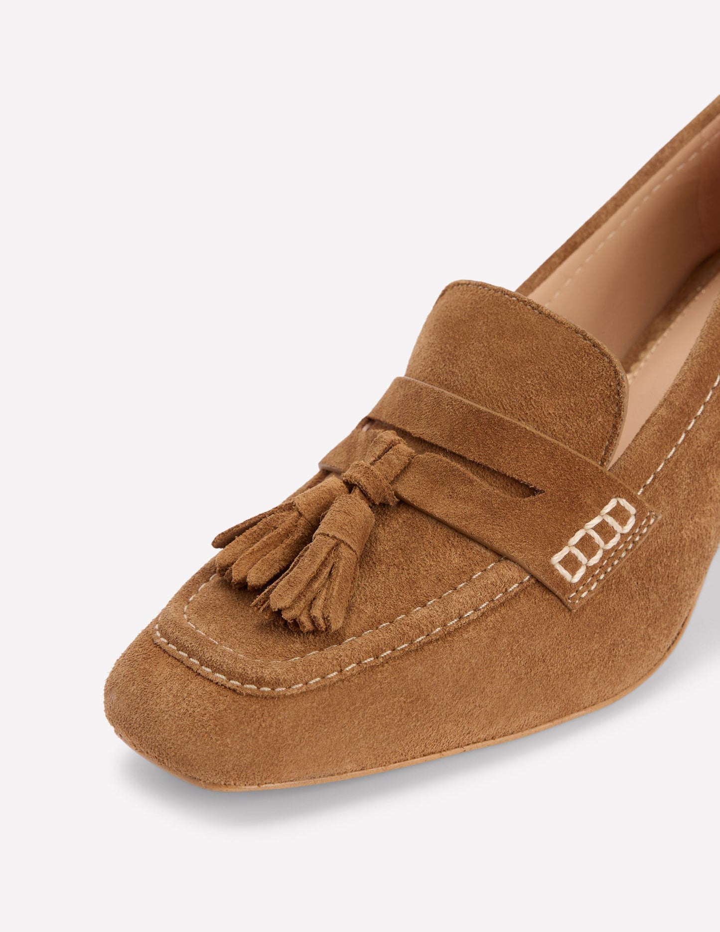 Sol Pennyloafer mit Blockabsatz-Hellbraun