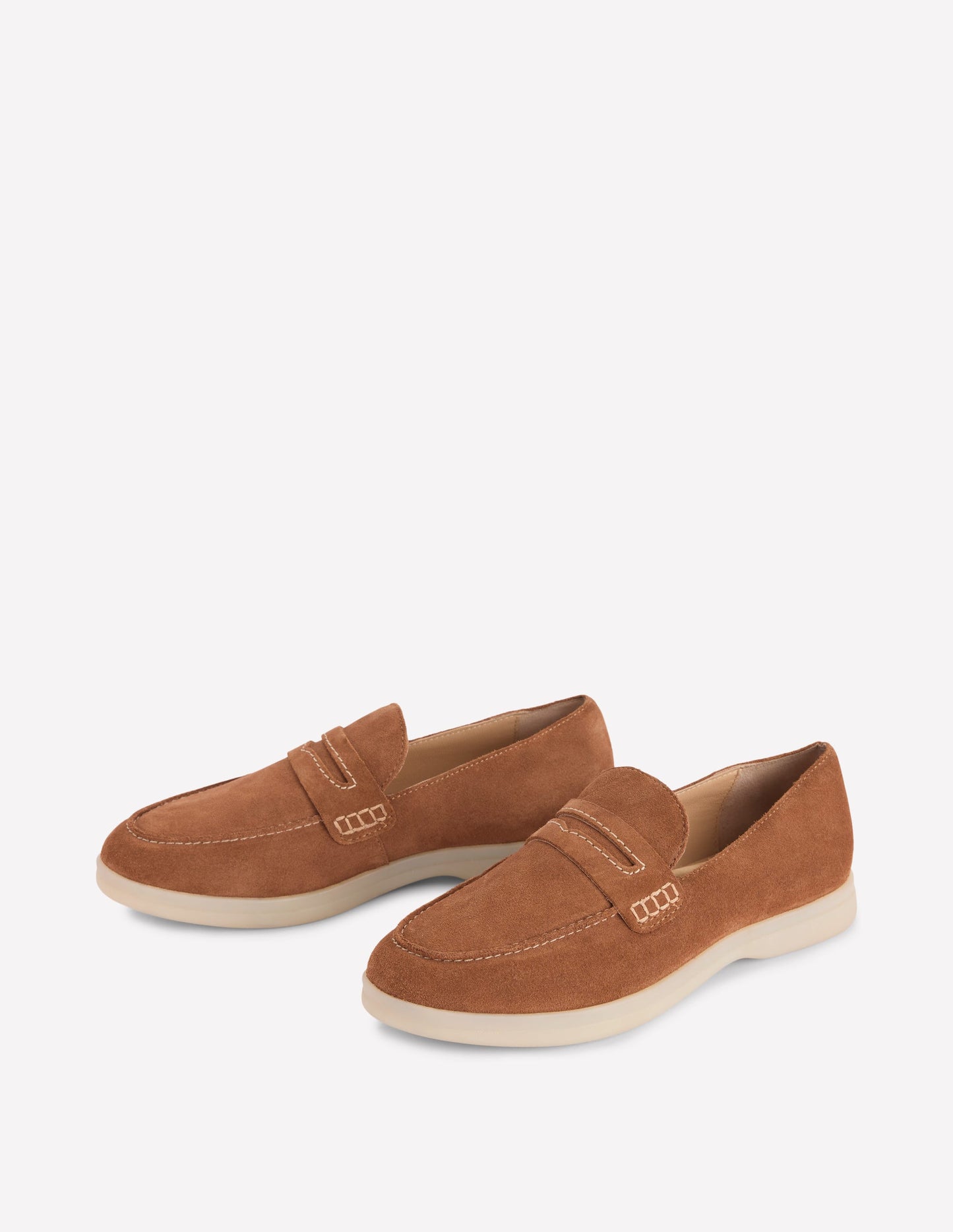 Leichte, weiche Loafer-Hellbraun