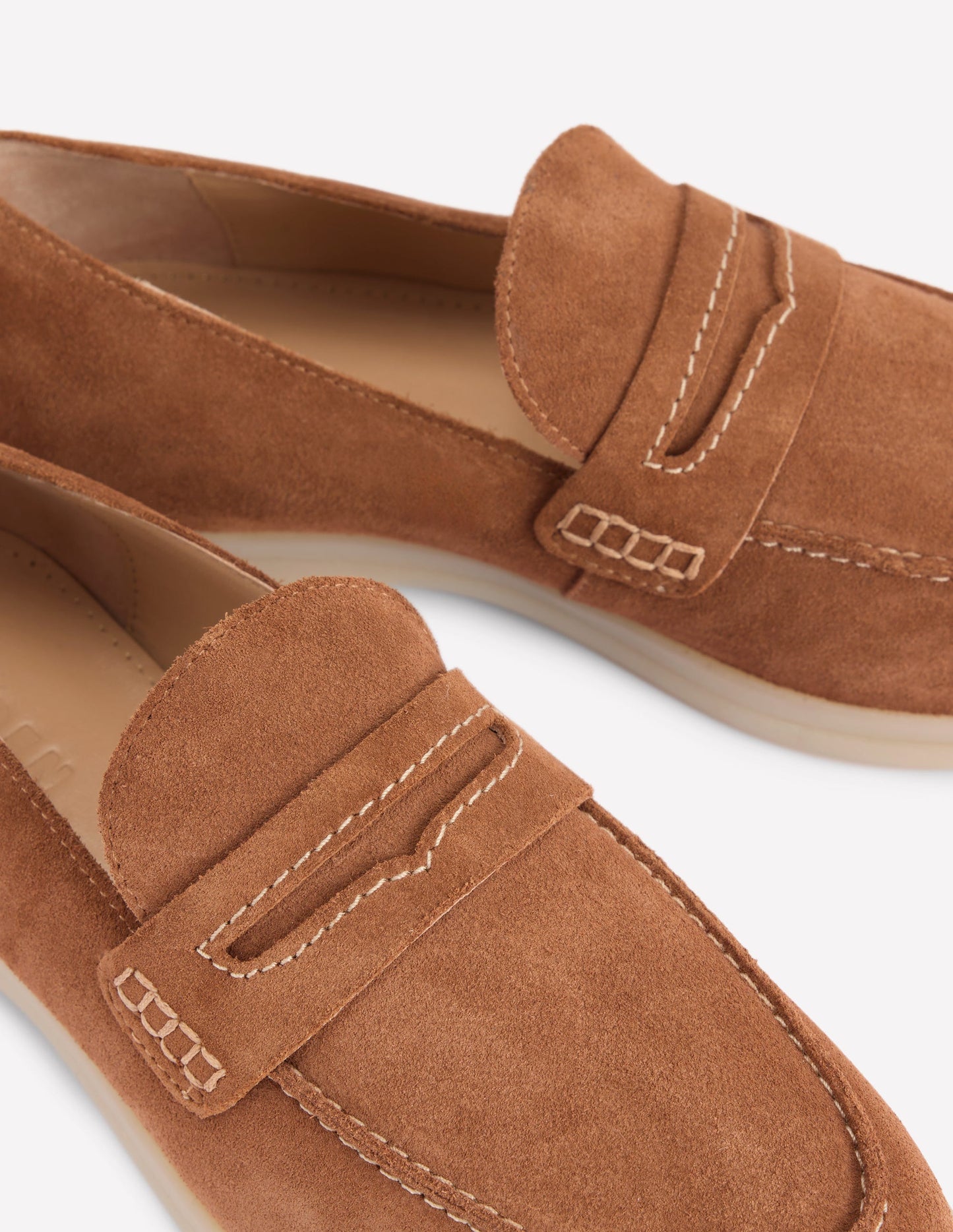 Leichte, weiche Loafer-Hellbraun