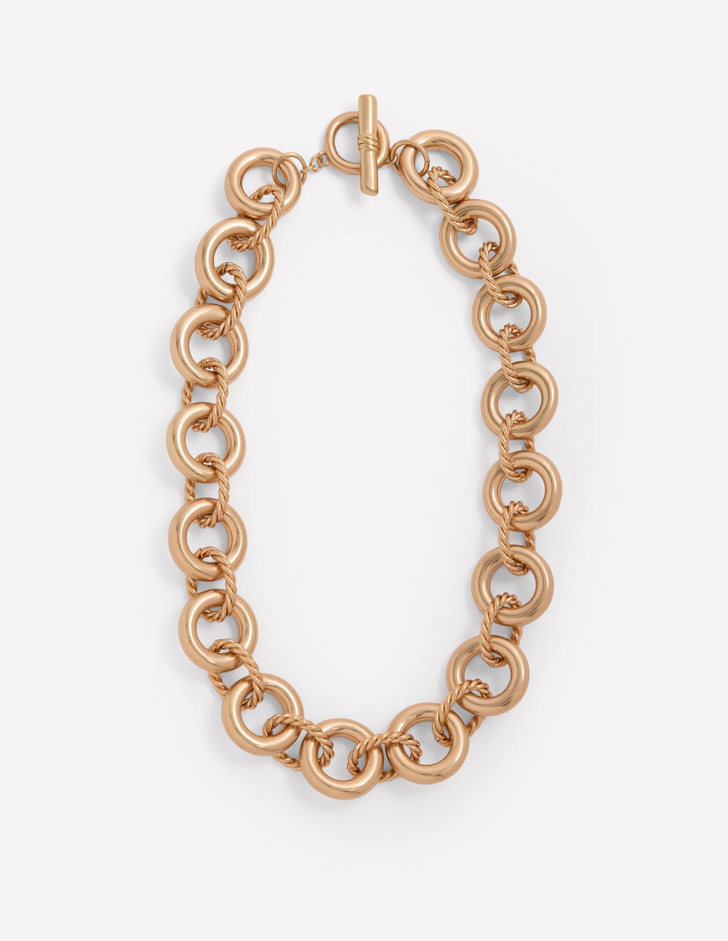 Halskette mit verdrehten Gliedern-Gold