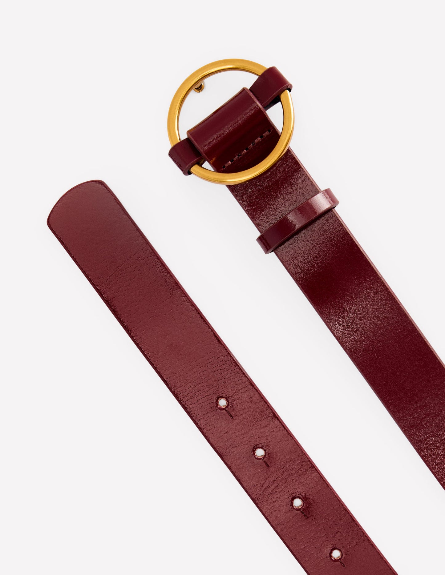 Klassischer Gürtel-Oxblood