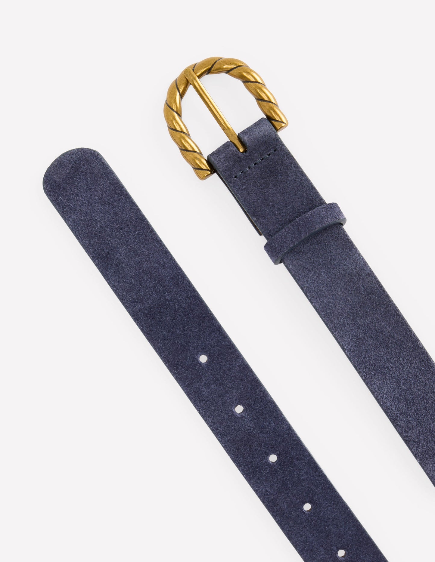 Ceinture à boucle torsadée-Bleu marine