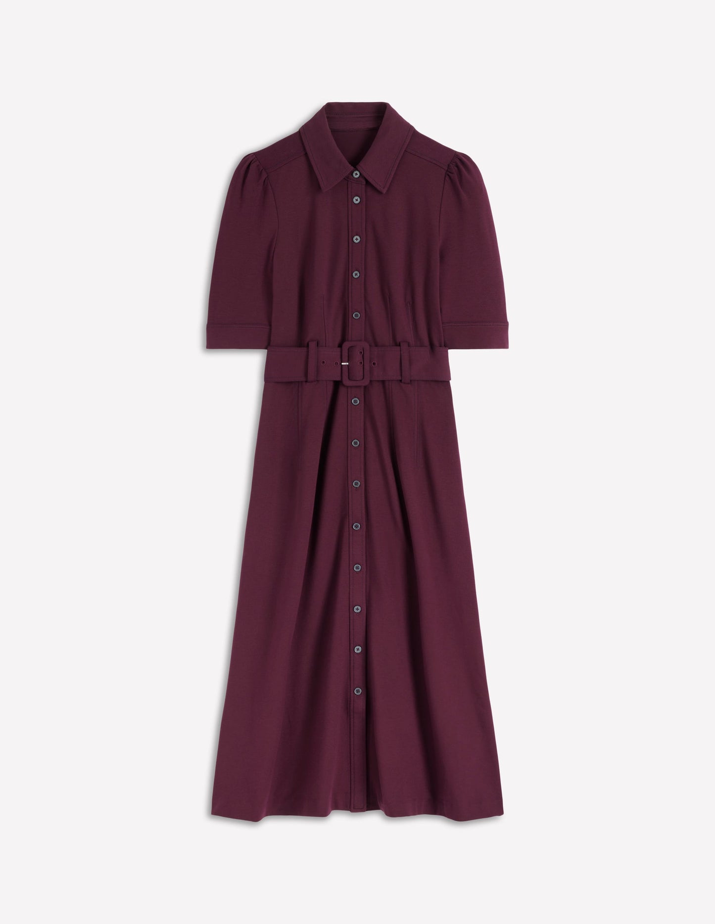 Anita Ponte-Hemdblusenkleid-Dunkle Kirsche