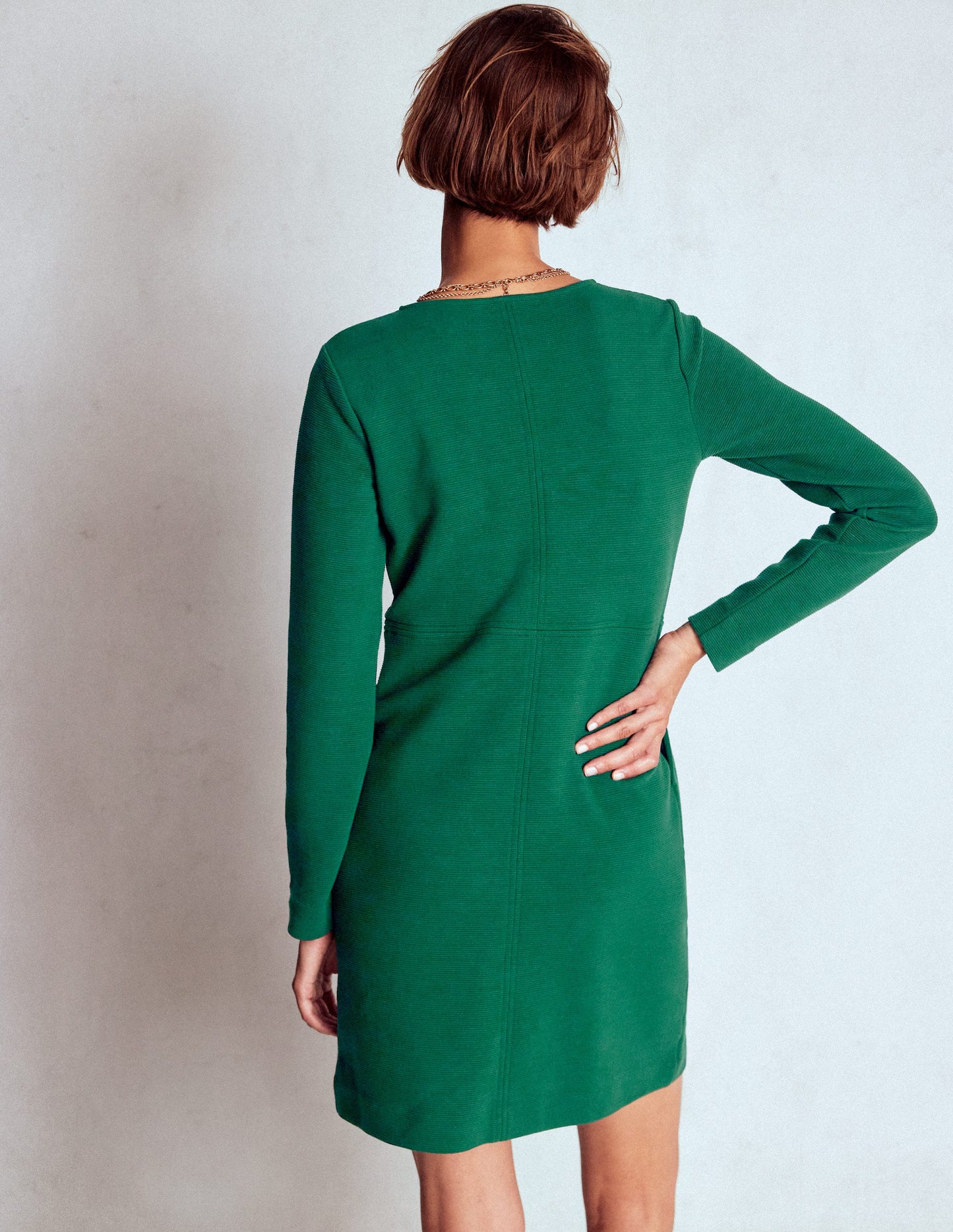 Cornelia Ottoman-Kleid-Dunkles Smaragdgrün