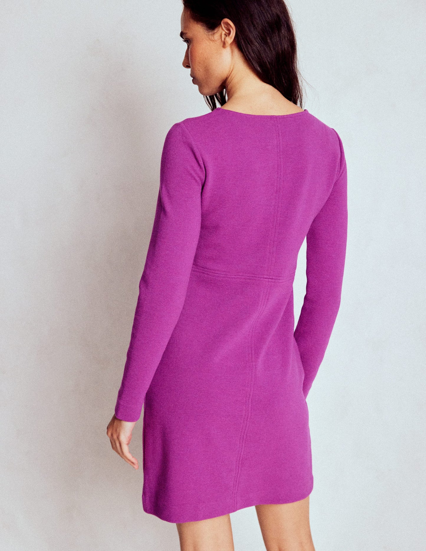 Robe Cornelia en ottoman-Violet royal