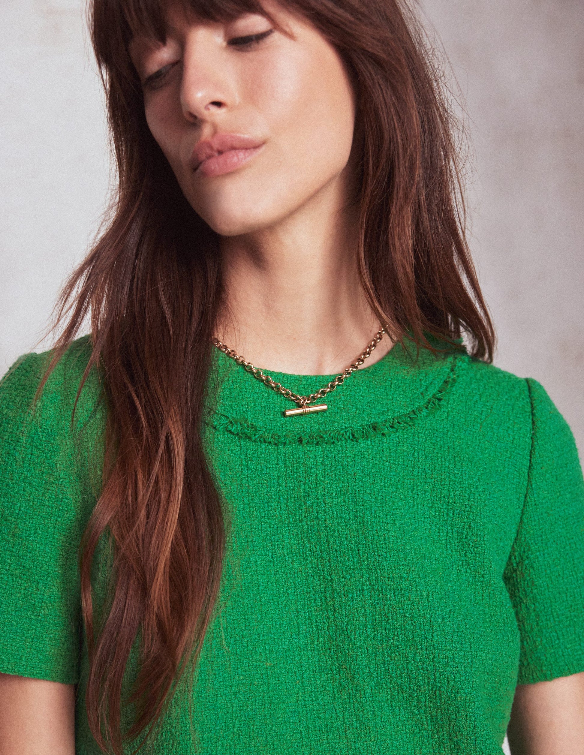 Evita Etuikleid aus Baumwolle-Grünes Tamburin-2