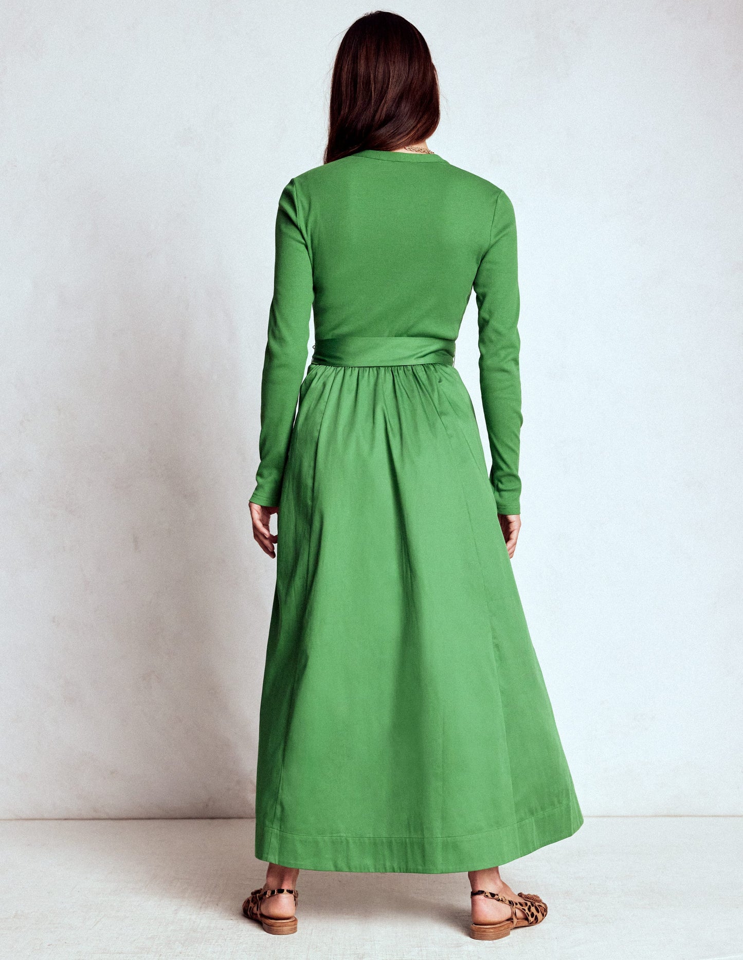 Kleid aus Rippstrick-Mix mit Knopfleiste-Fairway