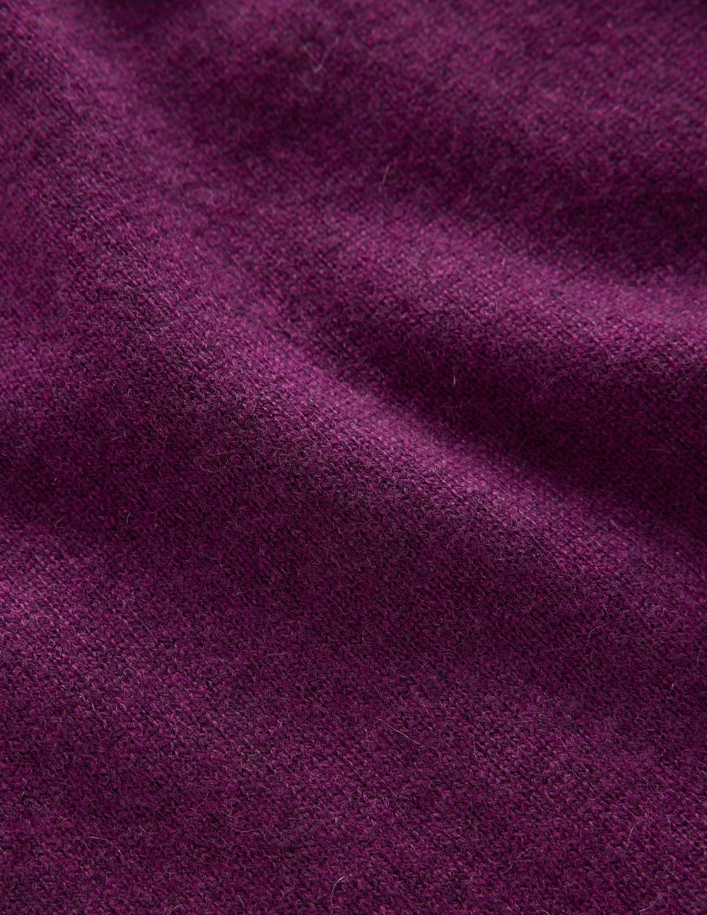 Eva Kaschmirpullover mit Rundhalsausschnitt-Pflaume Melange