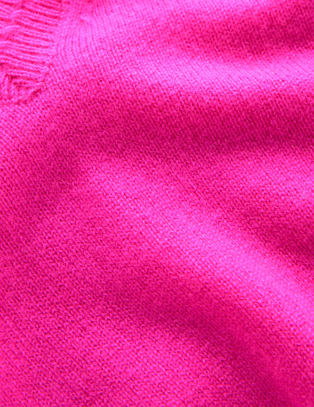Eva Kaschmirpullover mit V-Ausschnitt-Farbenfrohes Stiefmütterchen