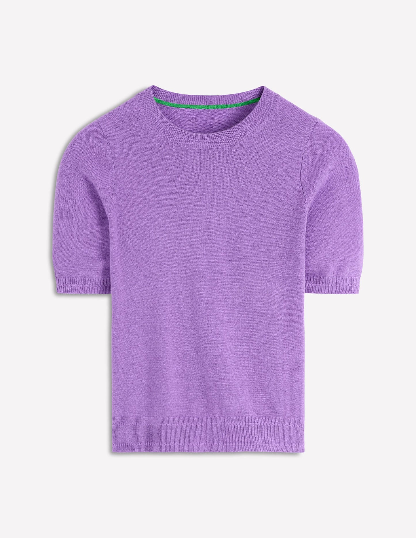Eva Kaschmir-T-Shirt-Lila Topas