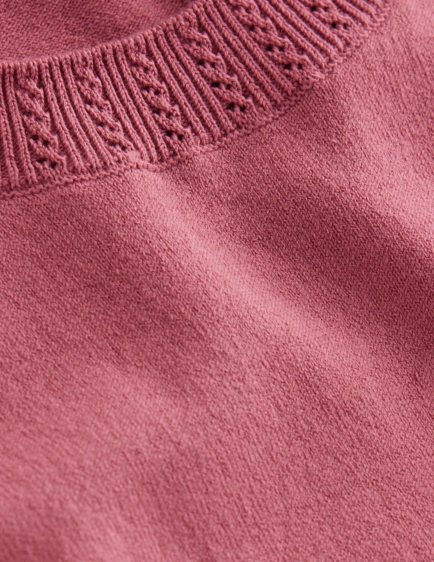Débardeur à col rond Emilia en coton-Bruyère rose