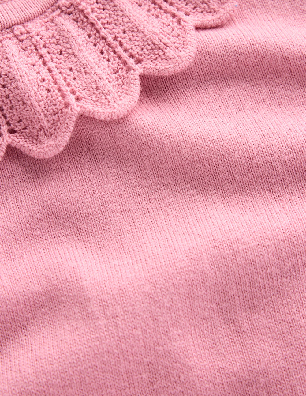 Pull en coton à volants Melina-Rose formica