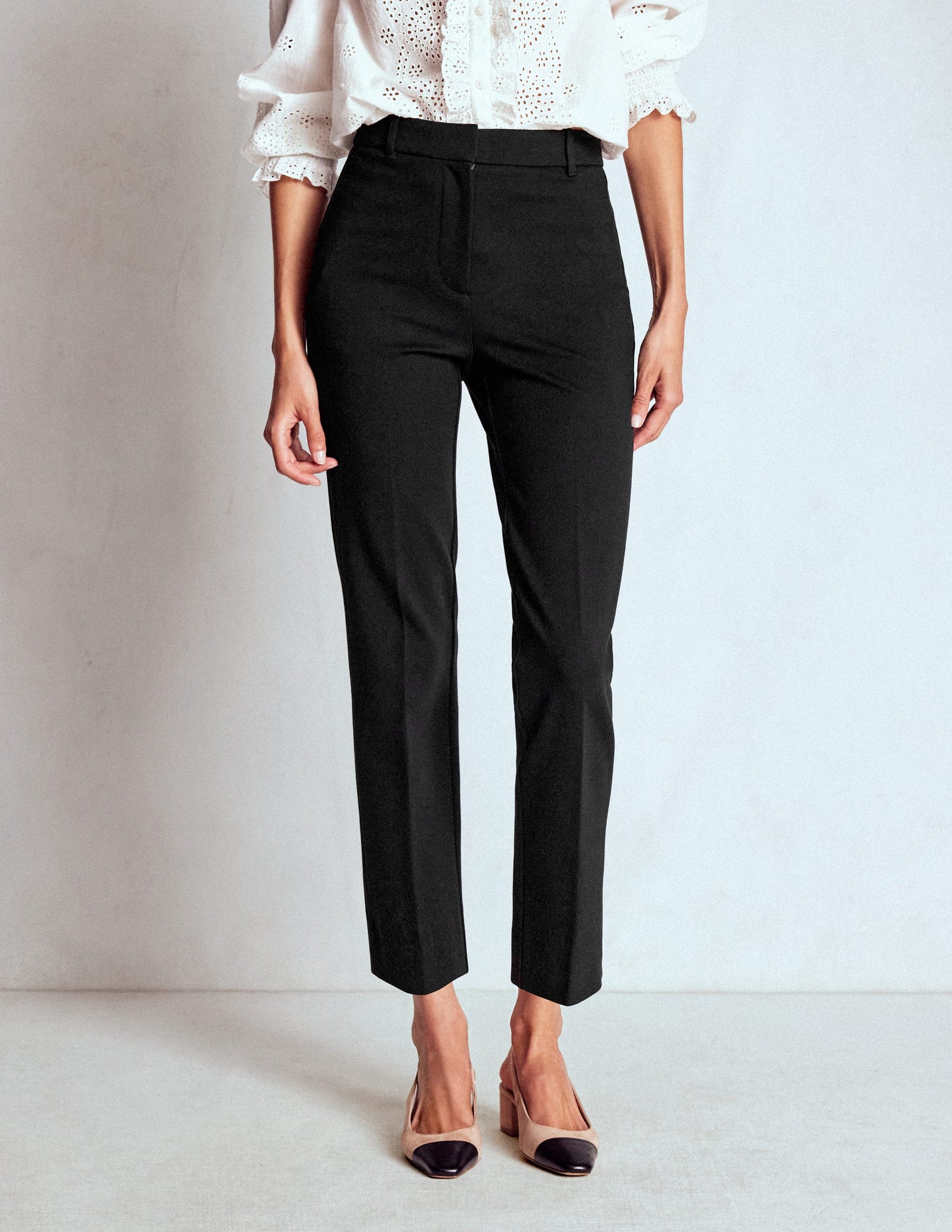 Highgate Ponte-Hose-Schwarz