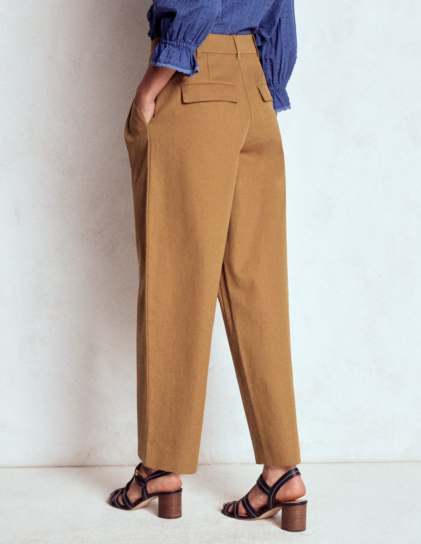 Bloomsbury Baumwollhose-Kamelbraun
