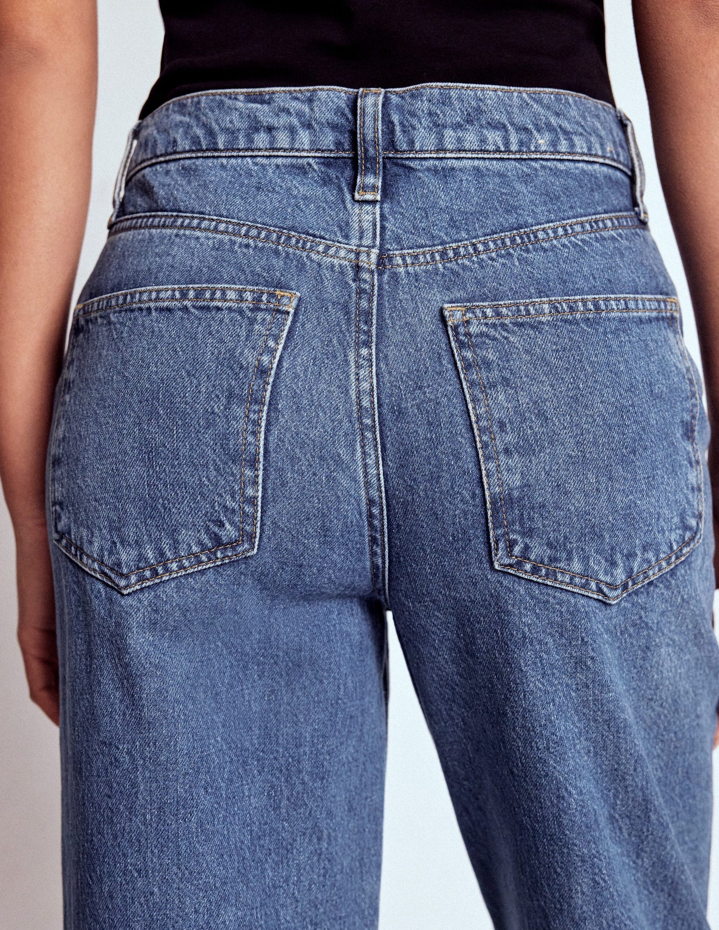 Lockere Jeans mit mittlerer Leibhöhe-Mittlerer Jahrgang