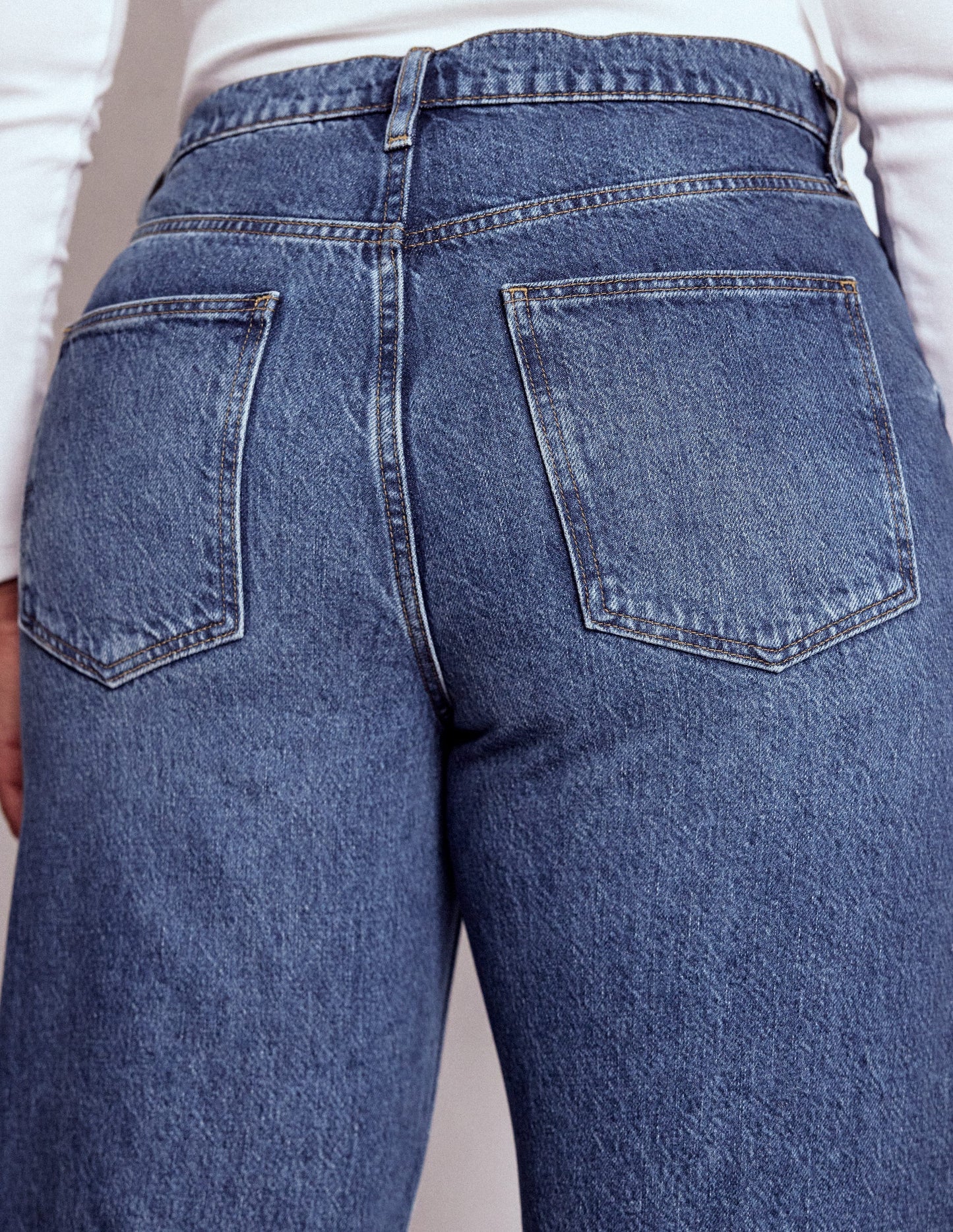 Lockere Jeans mit mittlerer Leibhöhe-Mittlerer Jahrgang