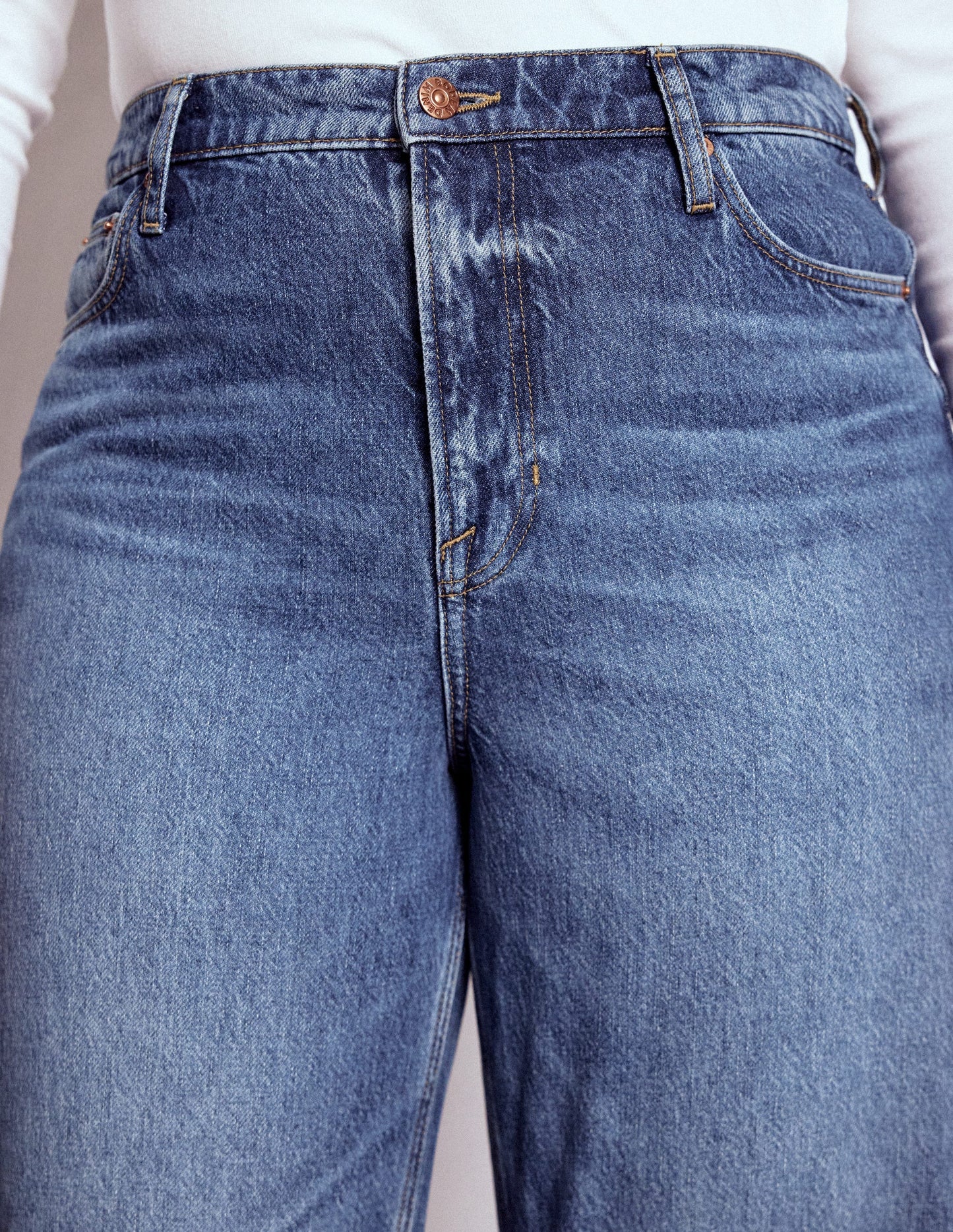 Lockere Jeans mit mittlerer Leibhöhe-Mittlerer Jahrgang