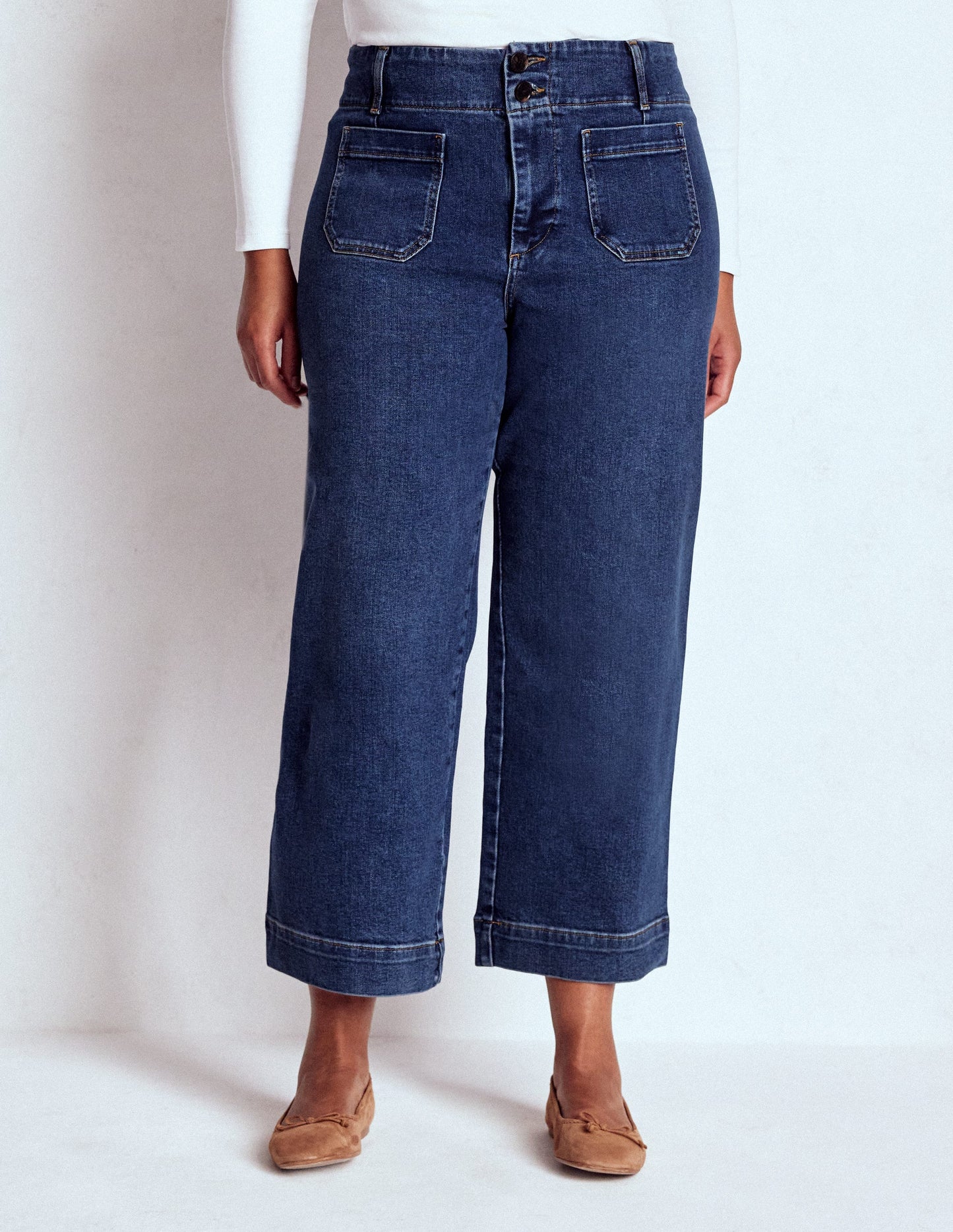 Primel Jeans mit aufgesetzter Tasche-Beatnik Red