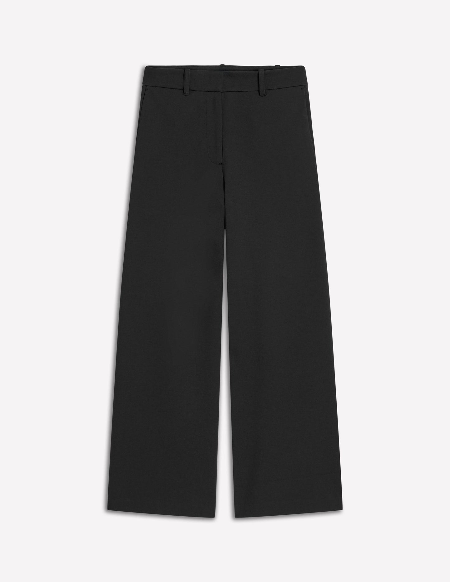 Belgravia Verkürzte Ponte-Hose-Schwarz
