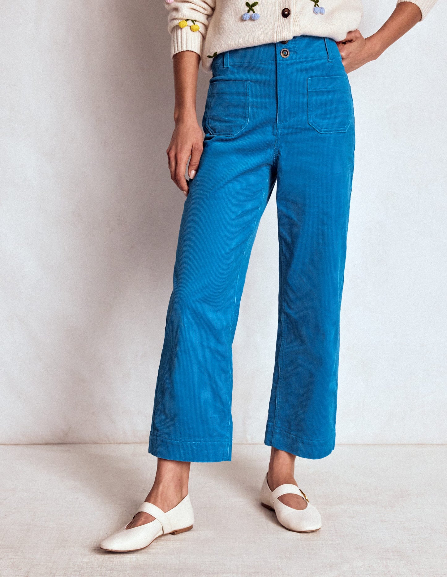 Primrose Cordhose-Leuchtendes Blau