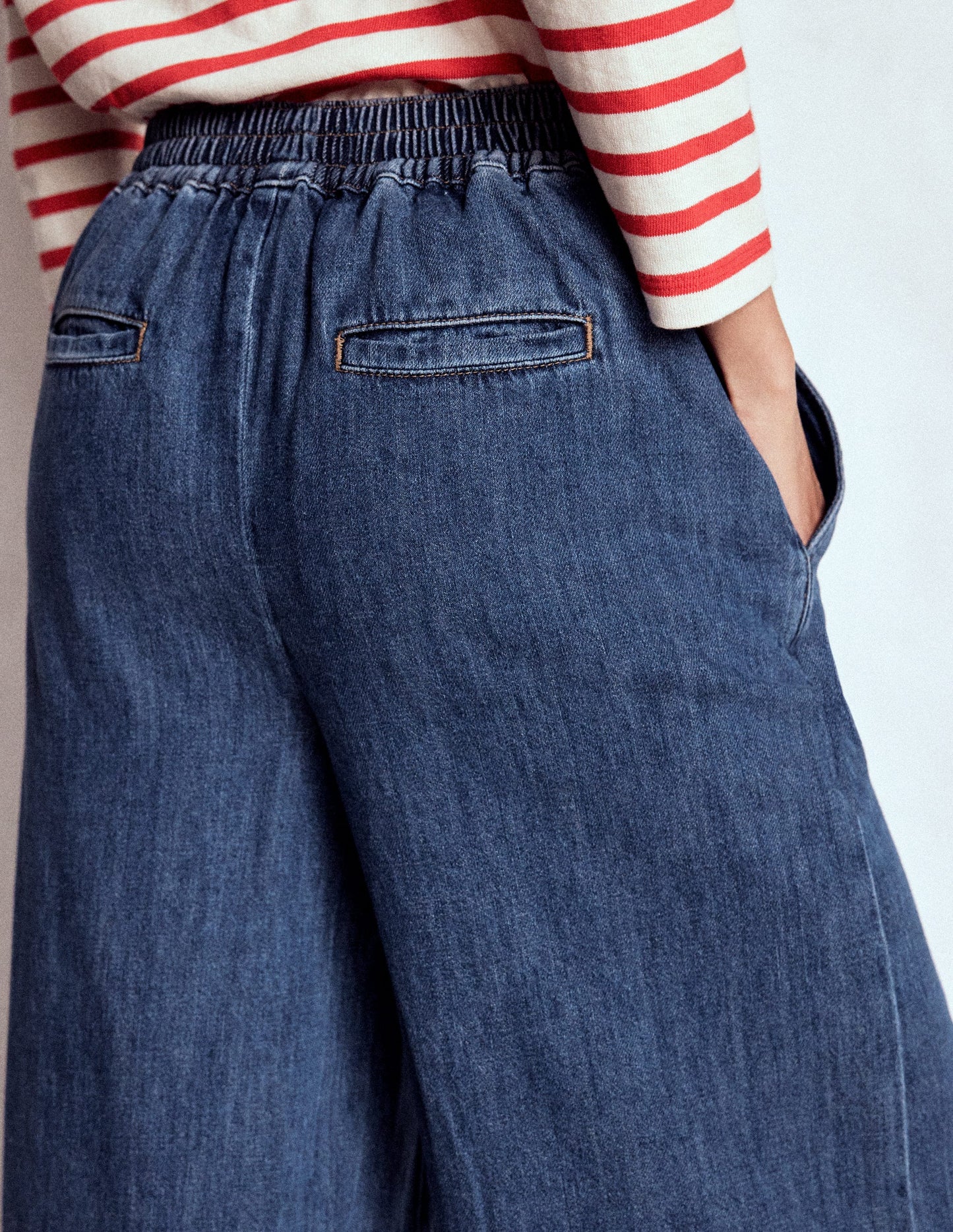 Jeans zum Hineinschlüpfen-MITTLERE WASCHUNG