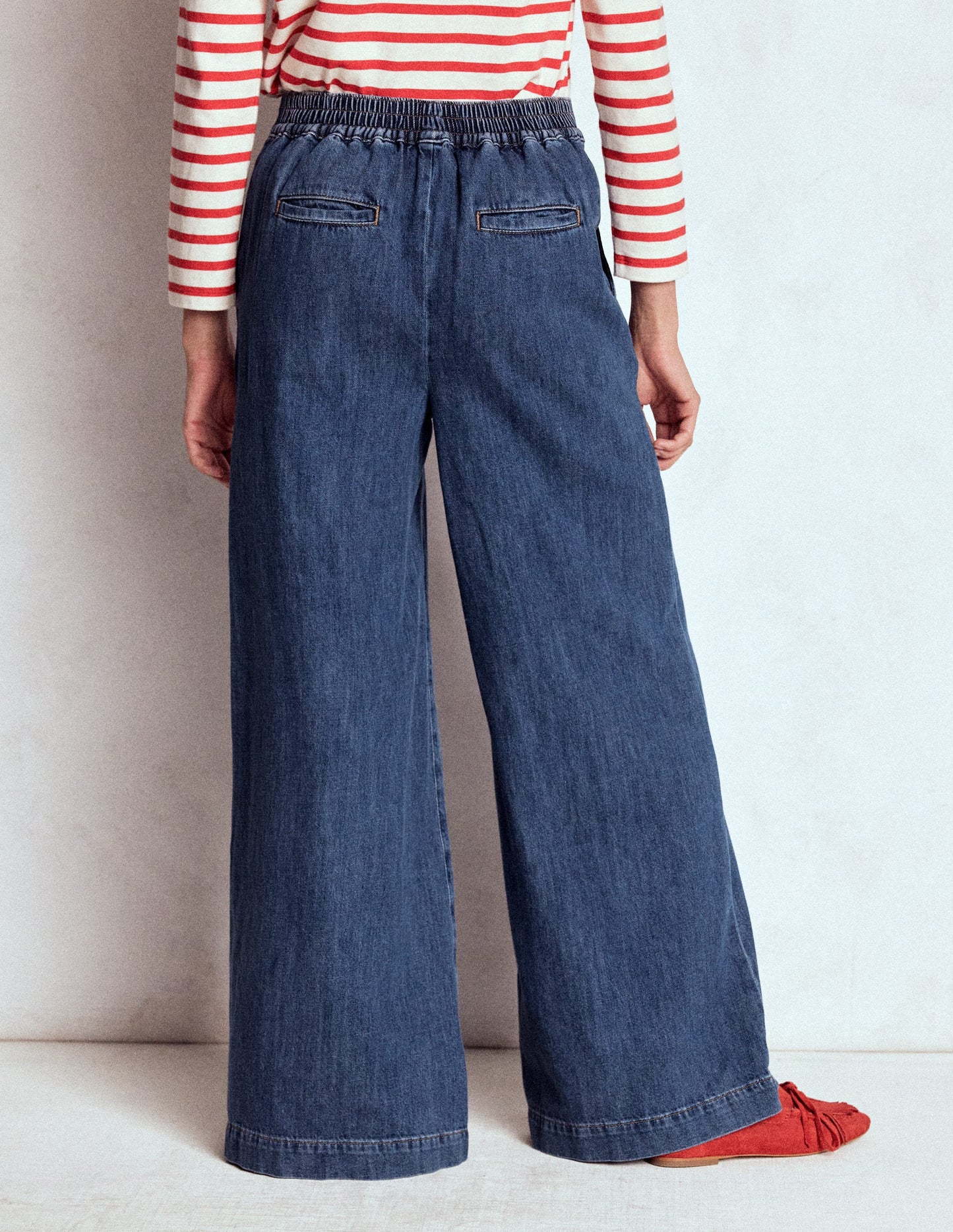 Jeans zum Hineinschlüpfen-MITTLERE WASCHUNG