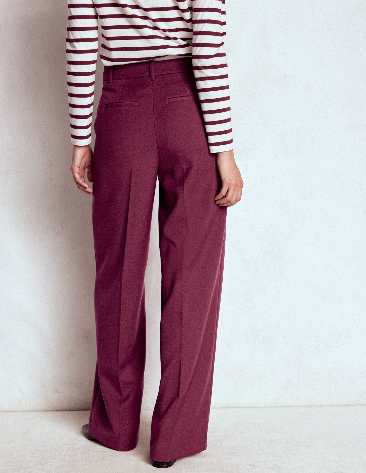 Belgravia Taillierte Hose-Dunkelviolett