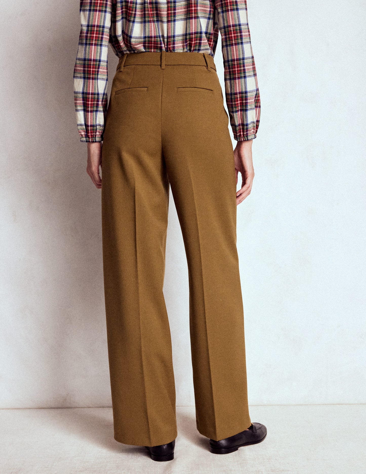 Belgravia Taillierte Hose-Tabakbraun