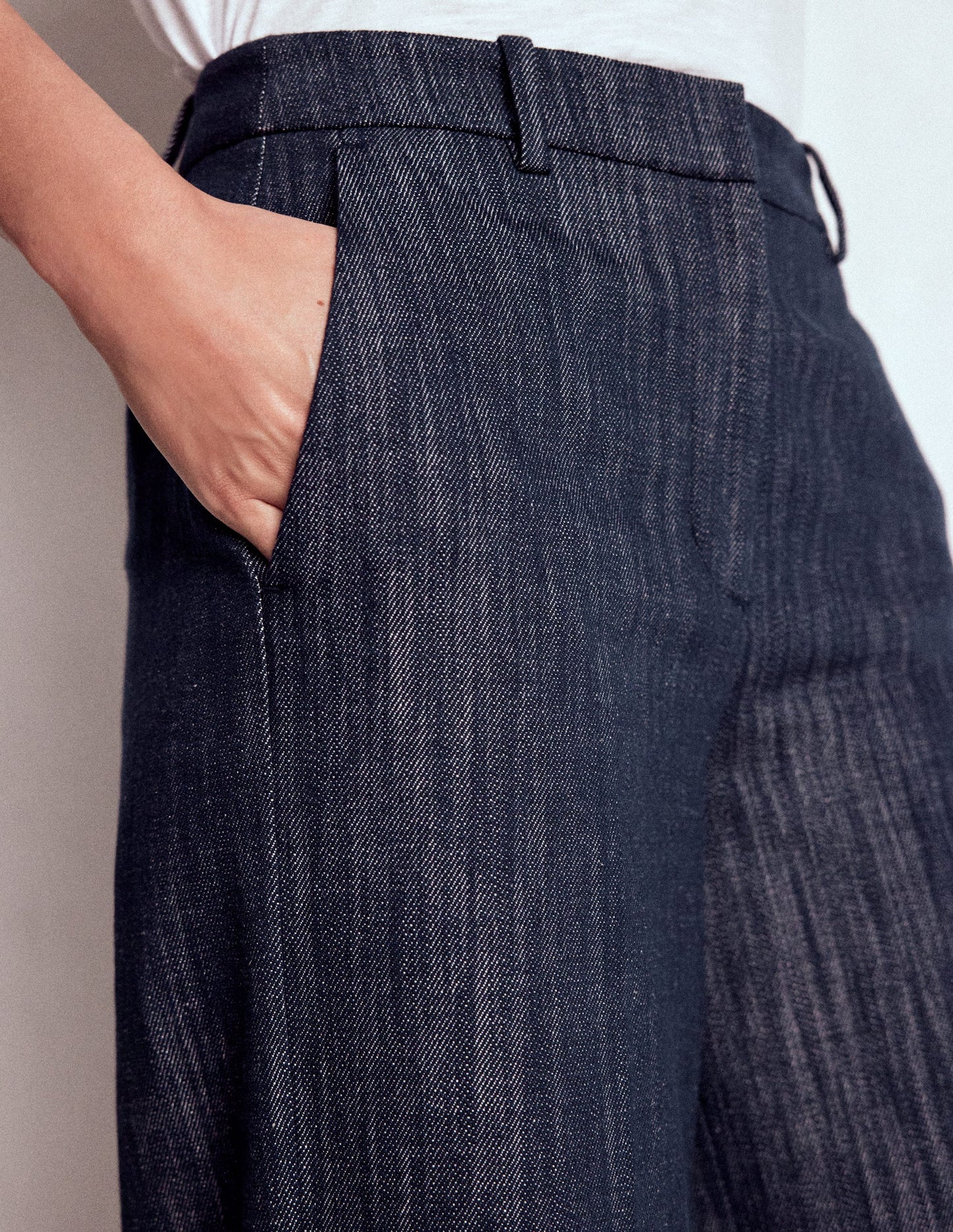 Belgravia Twillhose-Marineblau Indigo