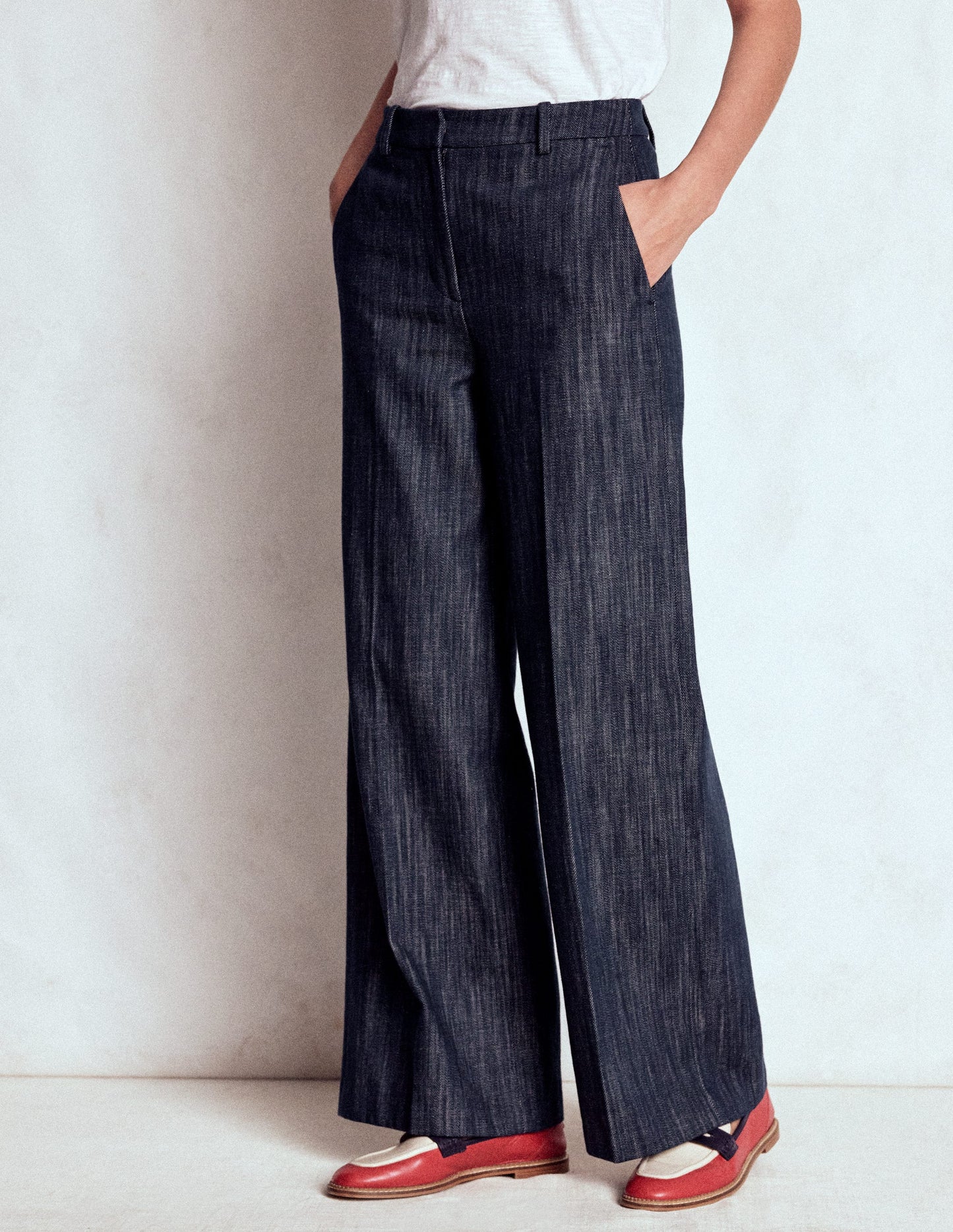 Belgravia Twillhose-Marineblau Indigo