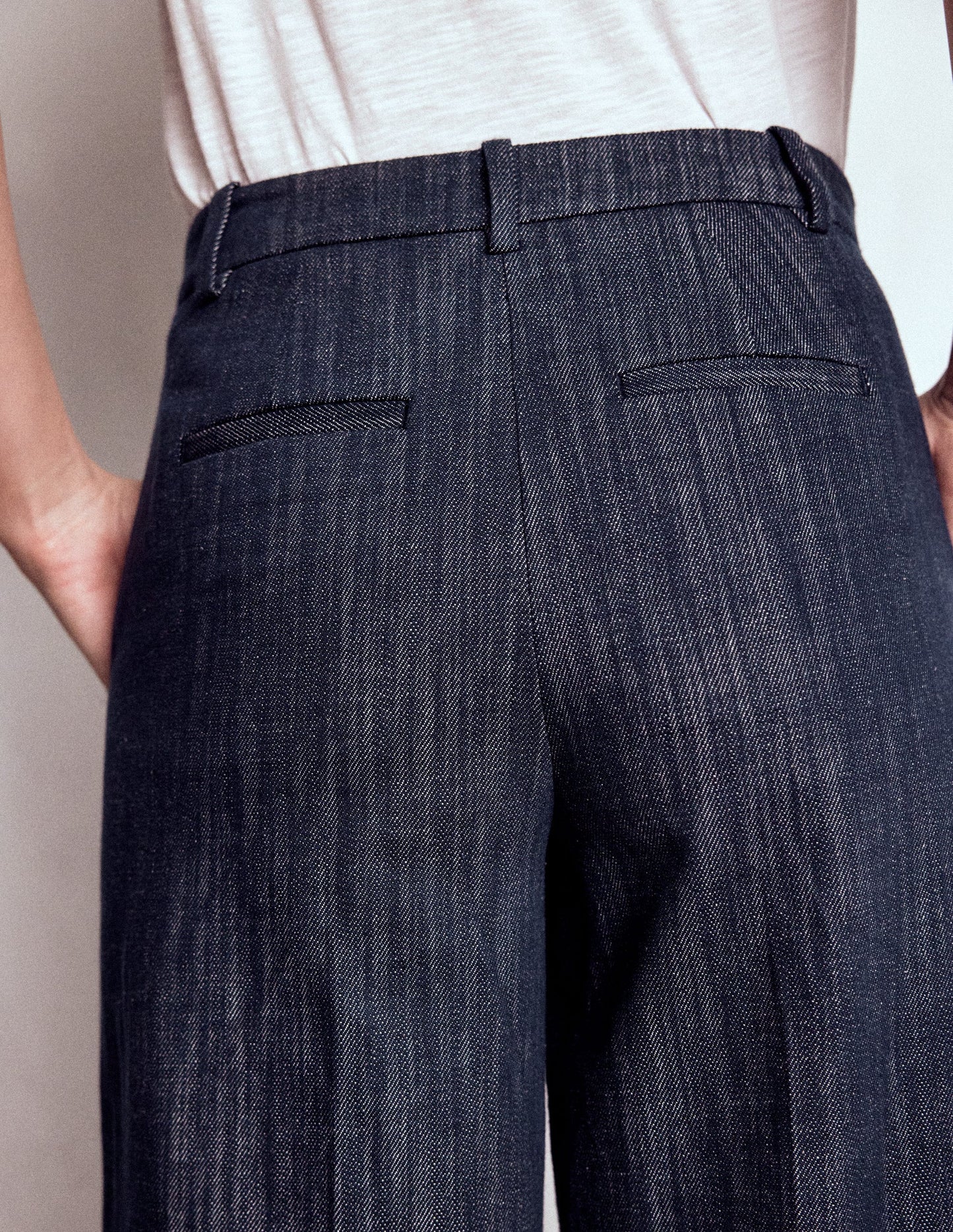 Belgravia Twillhose-Marineblau Indigo