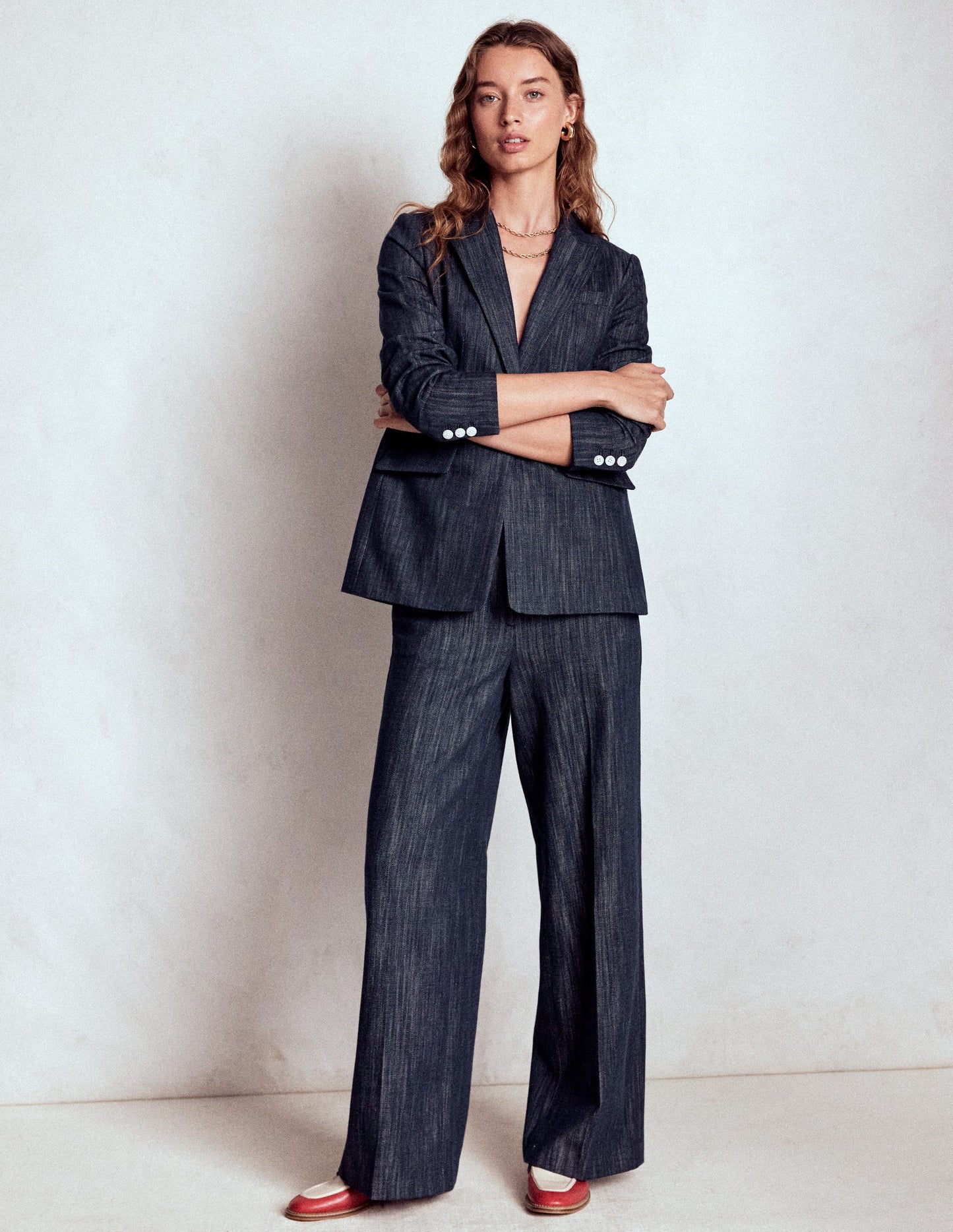Belgravia Twillhose-Marineblau Indigo