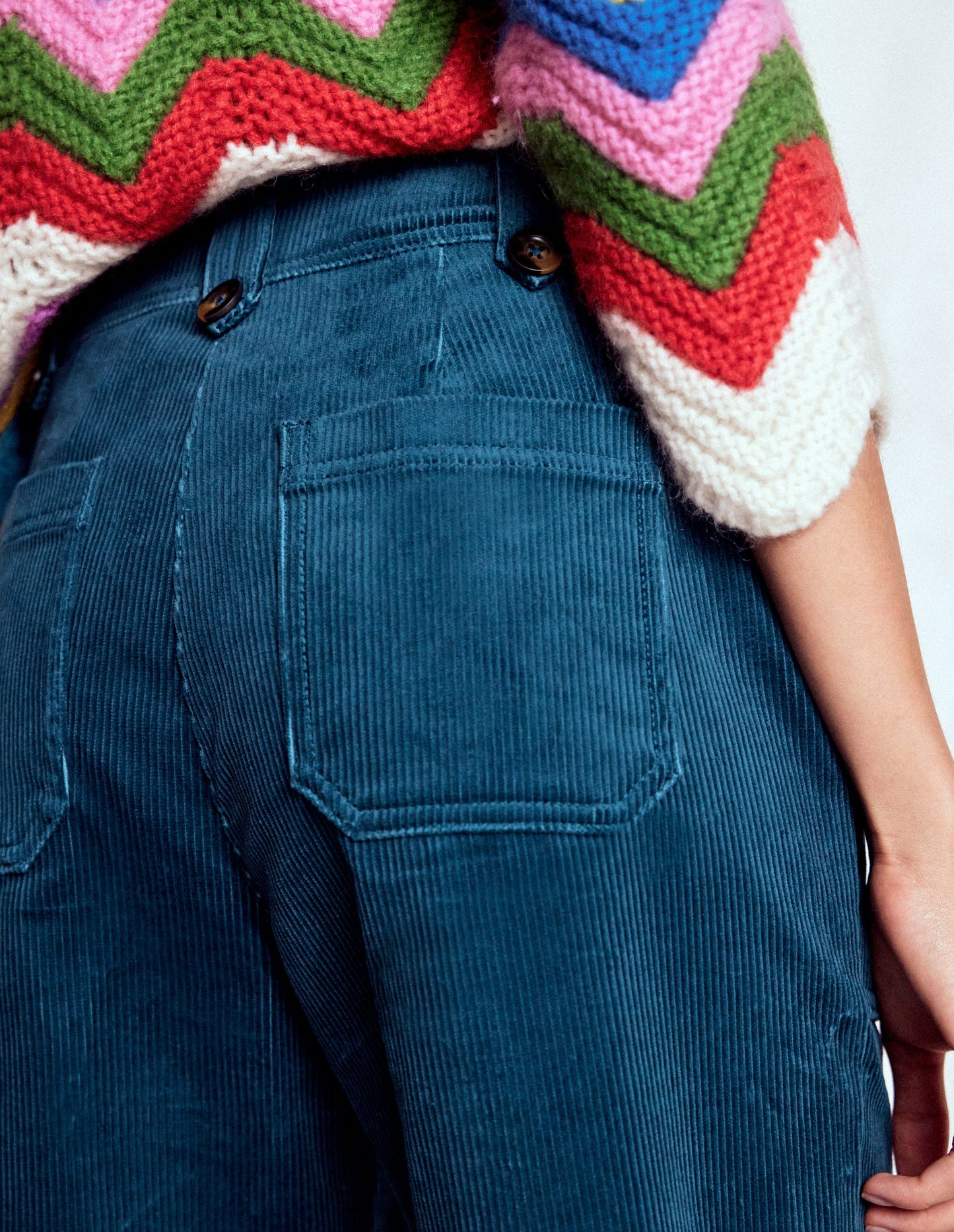 Pimlico Cordhose-Indigoblau