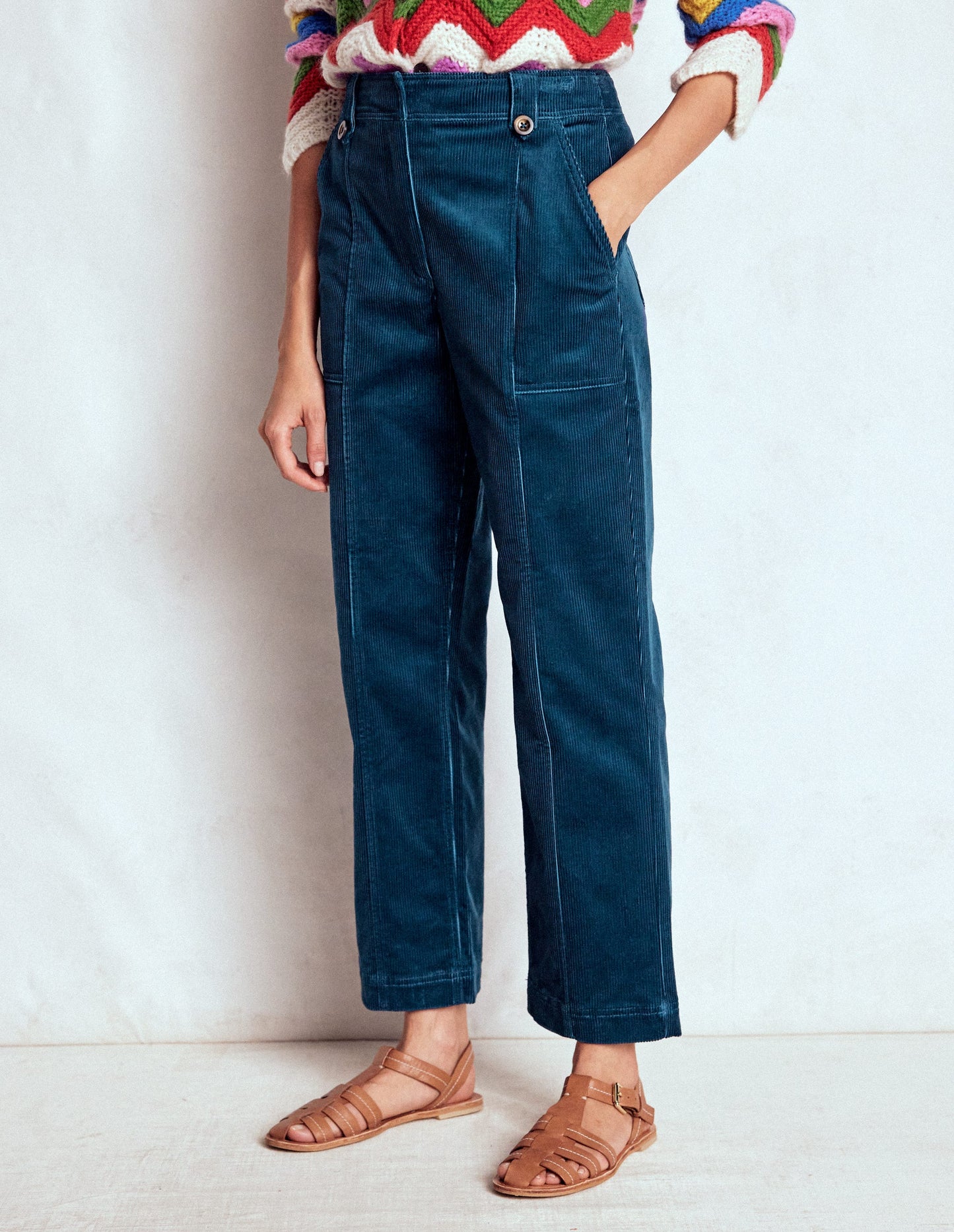 Pimlico Cordhose-Indigoblau