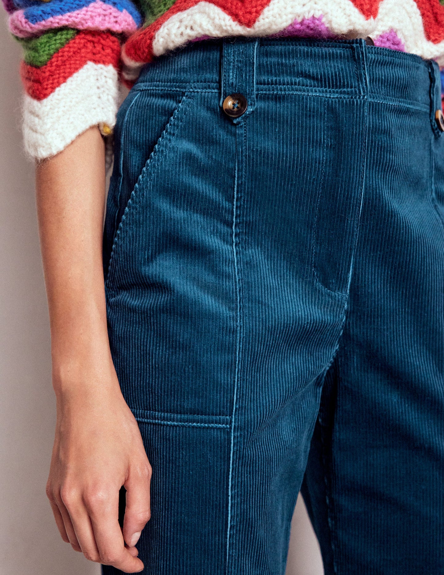 Pimlico Cordhose-Indigoblau
