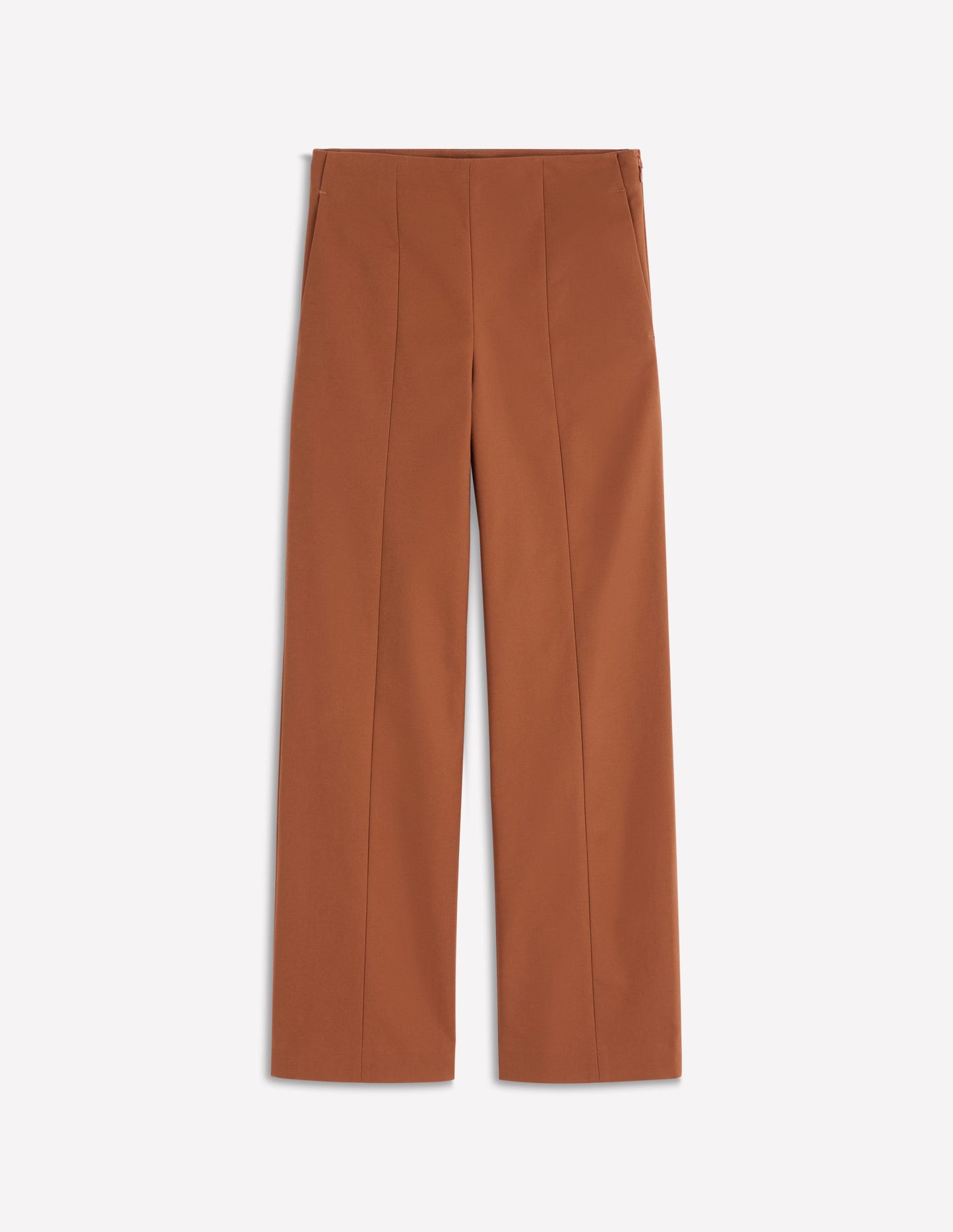Elegante 7/8-Hose-Rotbraun