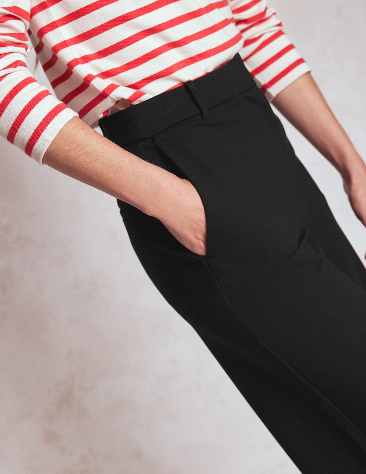 Belgravia Ponte-Hose-Schwarz