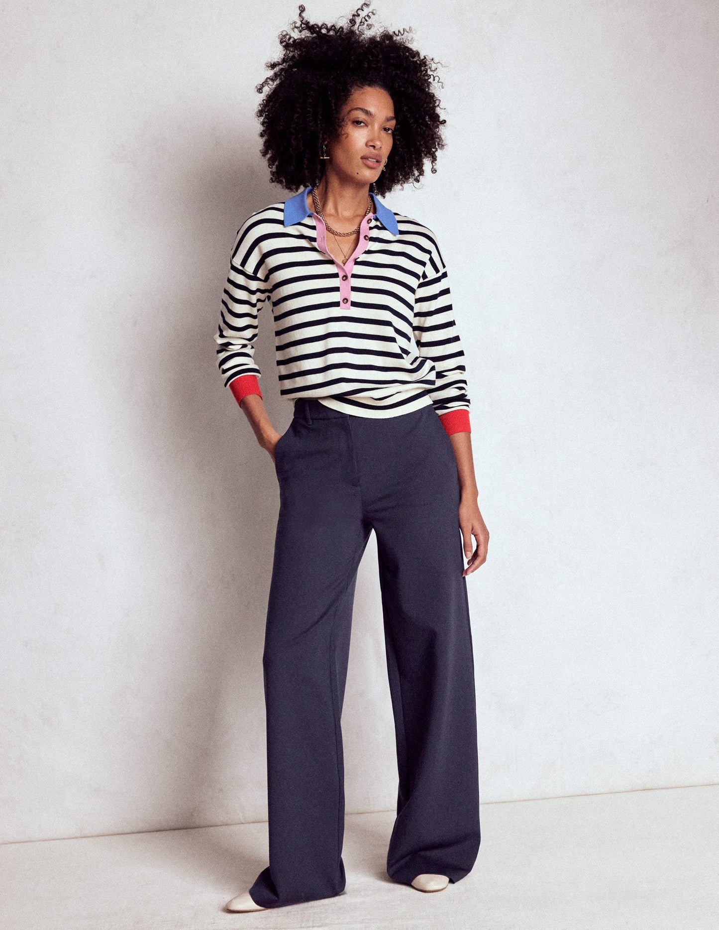 Belgravia Ponte-Hose-Marineblau