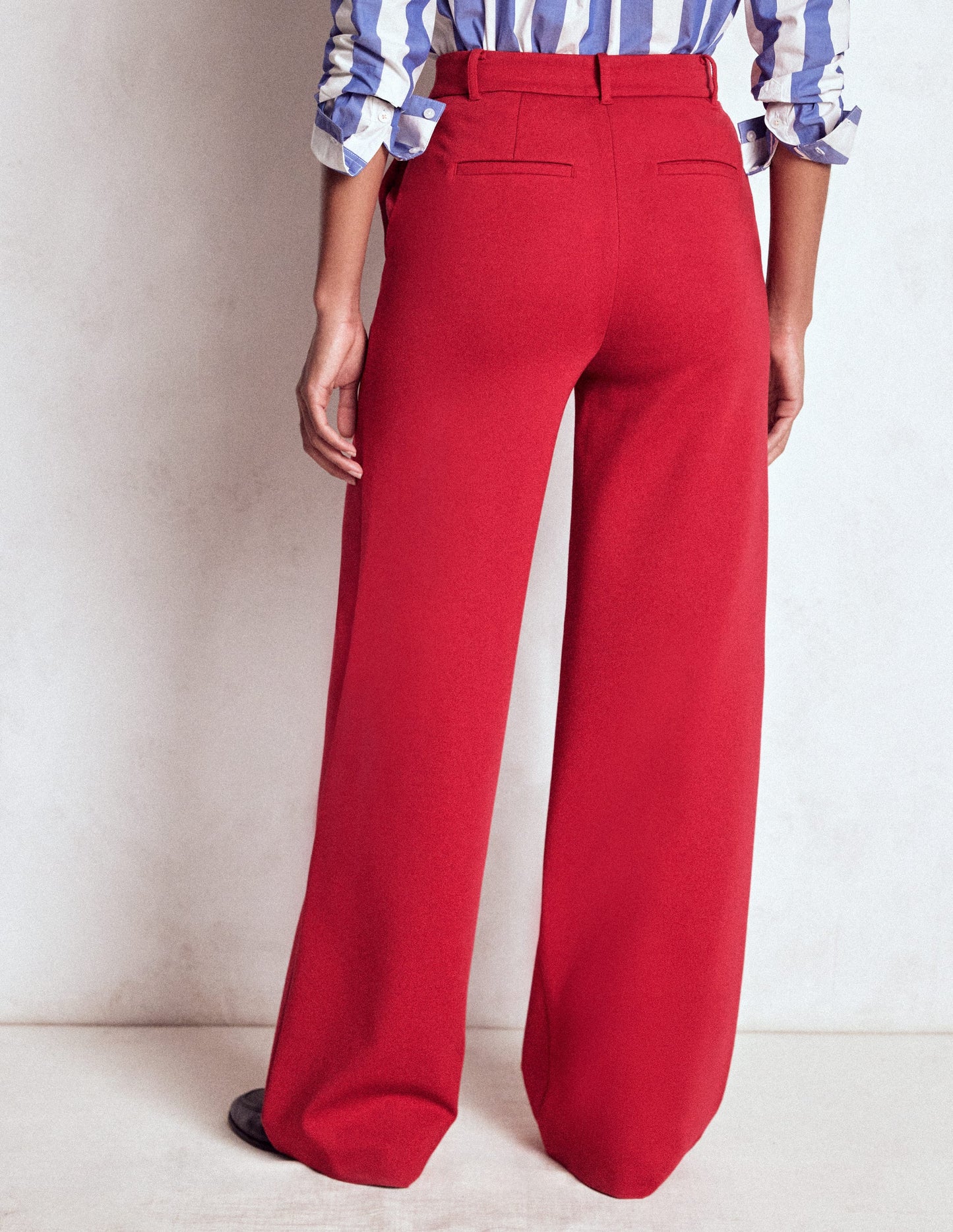 Belgravia Ponte-Hose-Karminrot