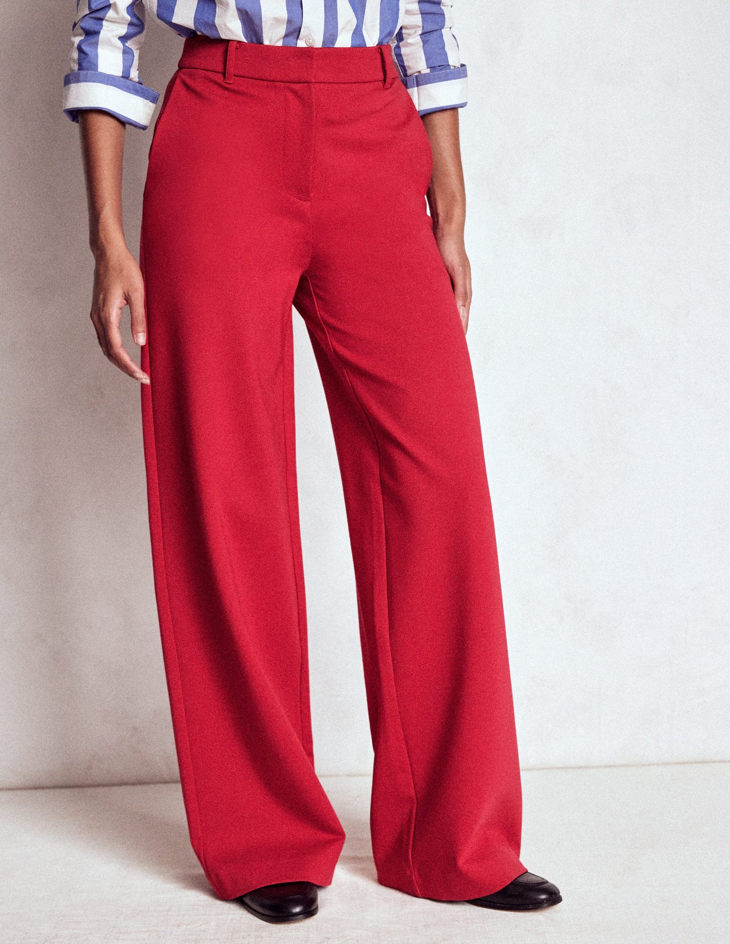 Belgravia Ponte-Hose-Karminrot
