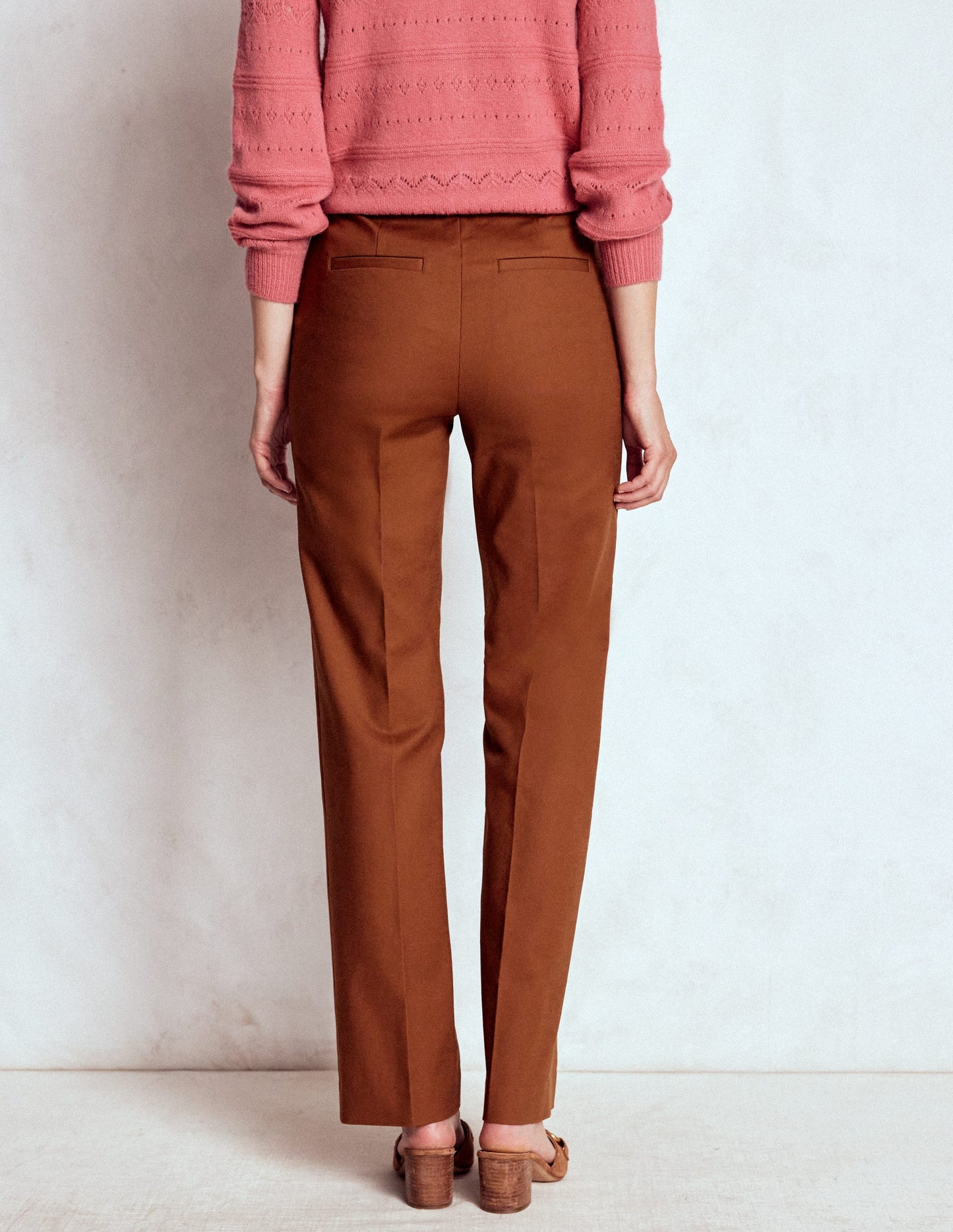Canonbury Lange Hose-Rotbraun