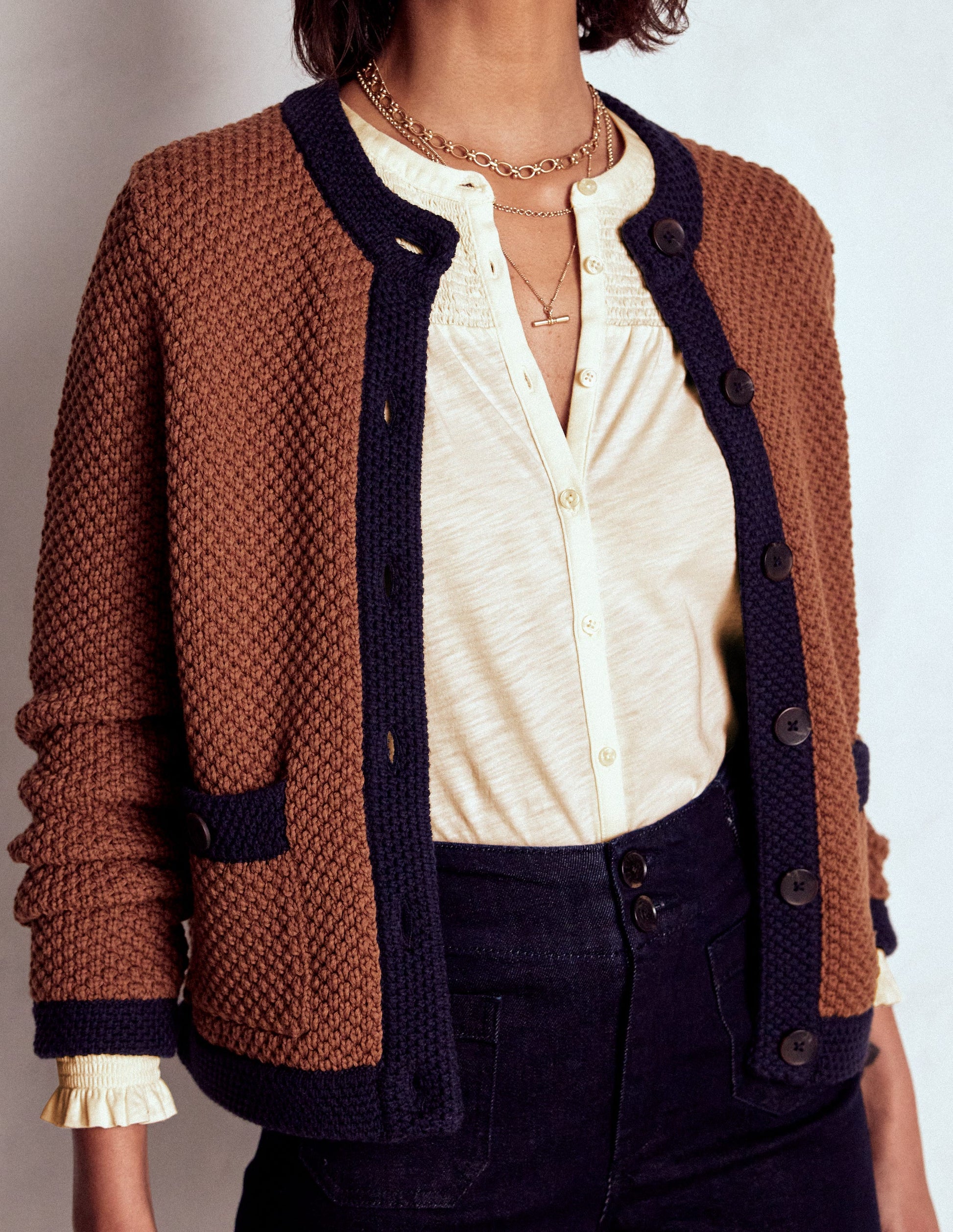 Elsa Jerseyhemd mit gesmokter Passe-Naturweiß-5