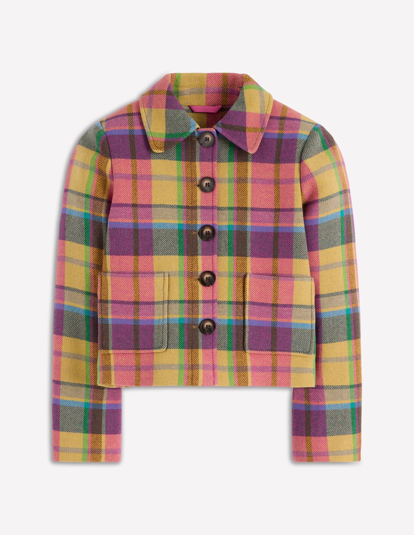 Knightsbridge Wolljacke-Bunt Karomuster